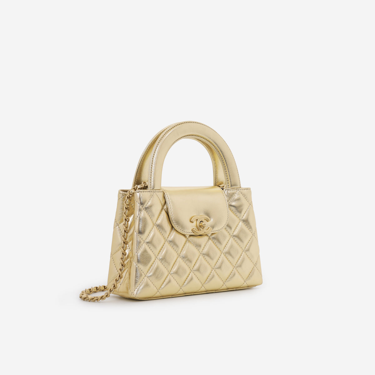 Chanel Small Kelly Re-Edition - Champagne Lambskin | Champagne Gold Hardware