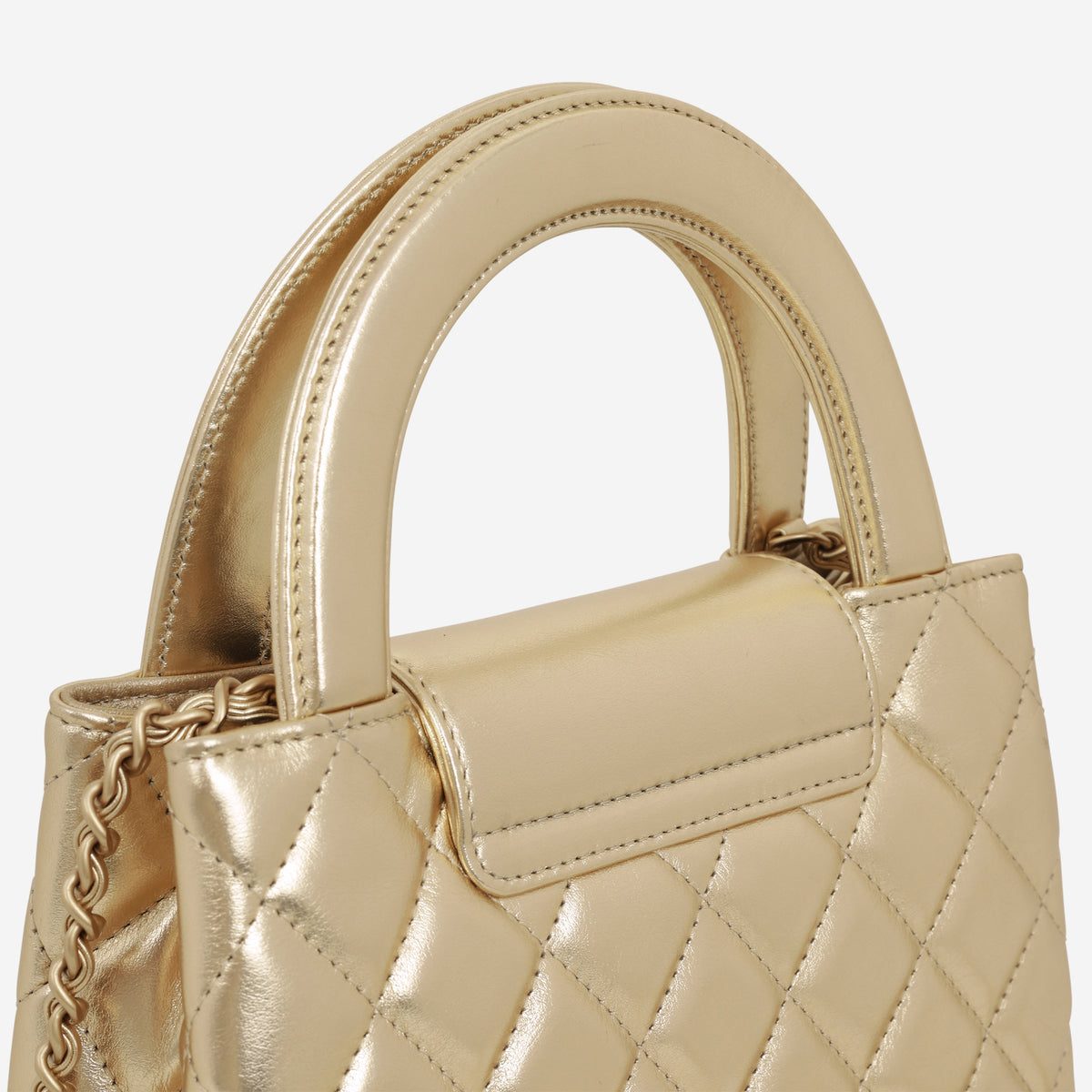 Chanel Small Kelly Re-Edition - Champagne Lambskin | Champagne Gold Hardware