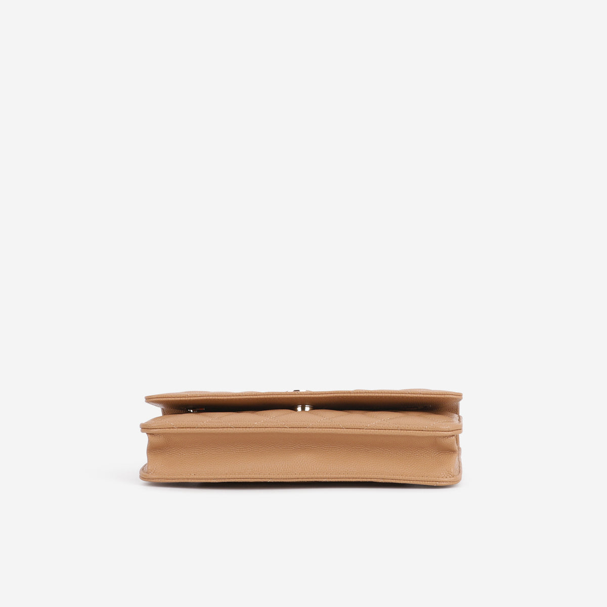 Wallet On Chain - Caramel Caviar Crystal | Champagne Gold Hardware - Bagista