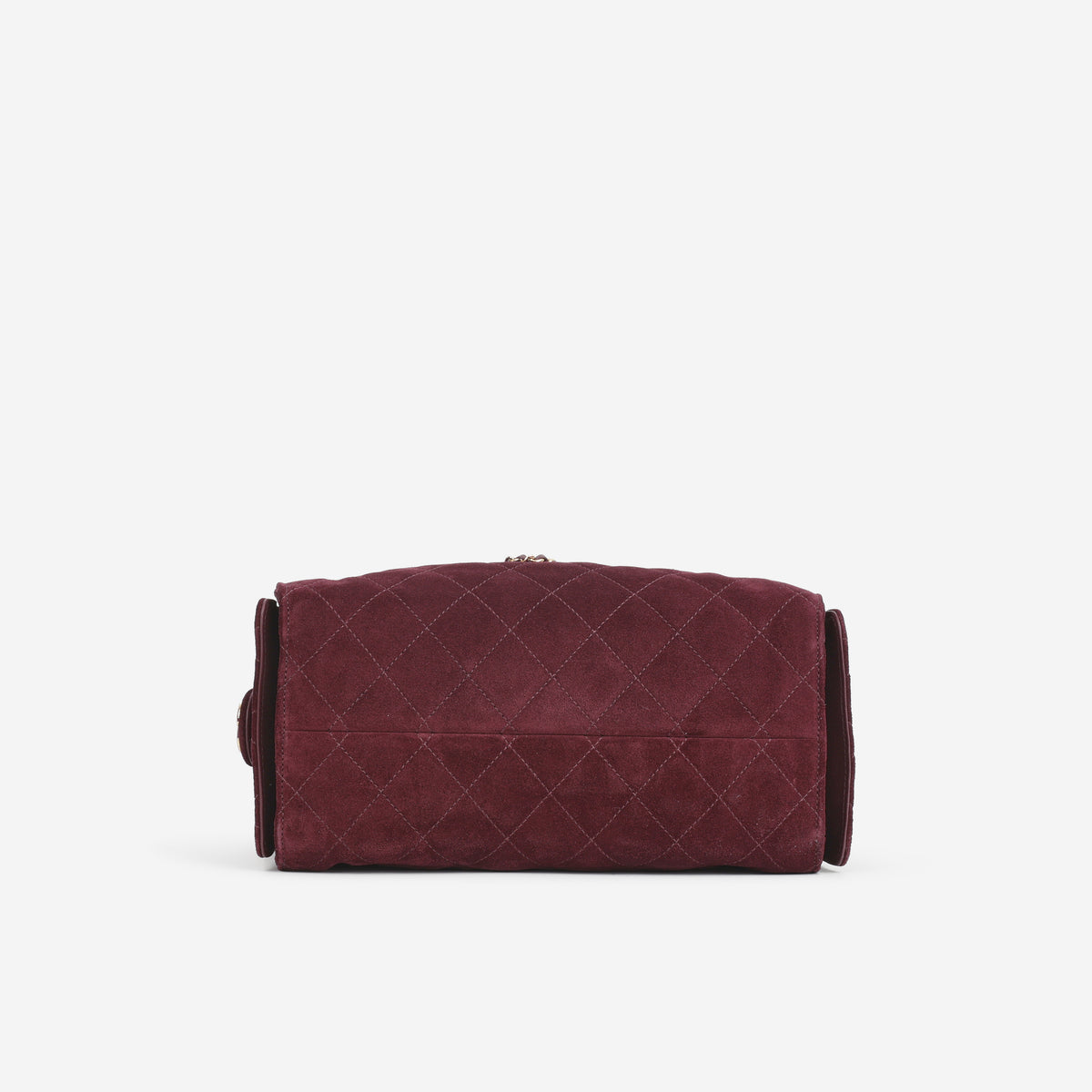 Chanel Mini 25 Hobo - Burgundy Suede Polished | Gold Hardware