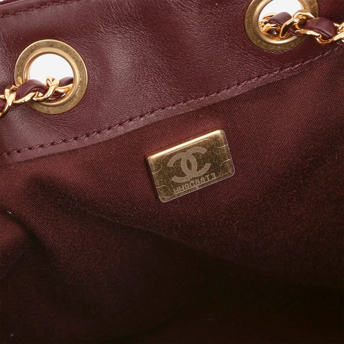Chanel Mini 25 Hobo - Burgundy Suede Polished | Gold Hardware
