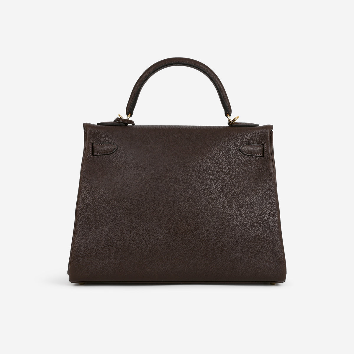 Hermès Kelly 32 - Ebene Barenia Faubourg | Gold Hardware