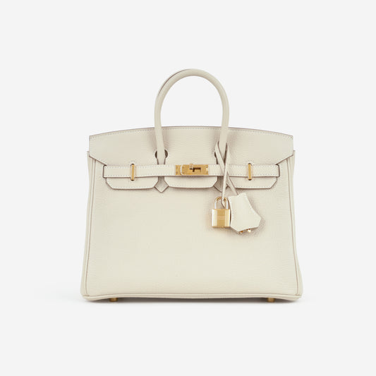 Hermès Birkin 25 - Craie Togo | Gold Hardware