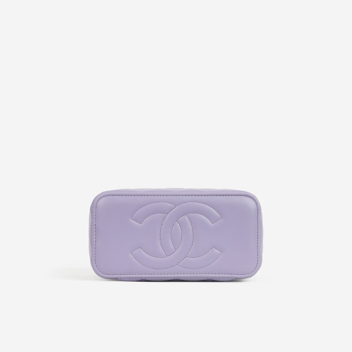 Chanel Small Vanity Top Handle - Lilac Lambskin | Champagne Gold Hardware