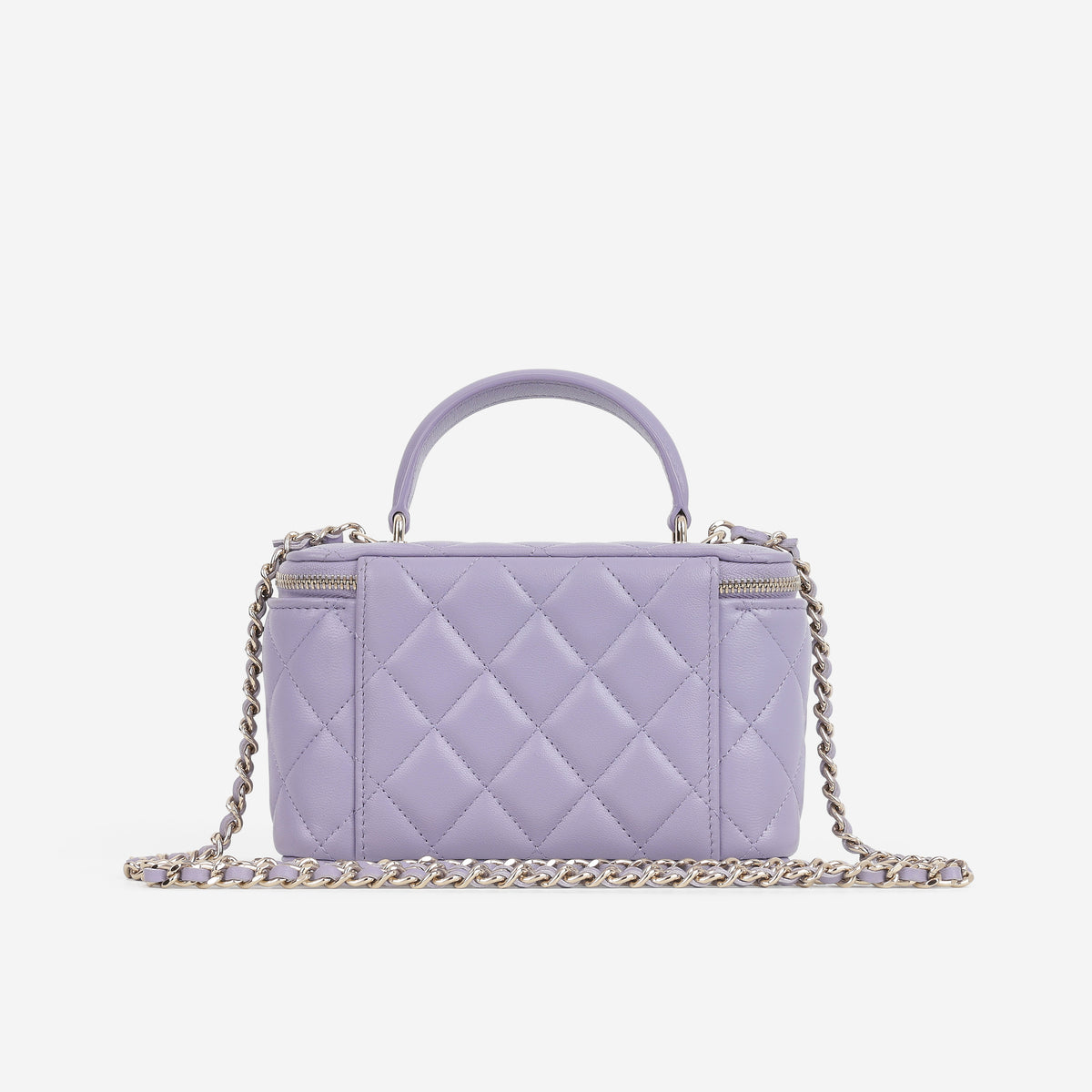 Chanel Small Vanity Top Handle - Lilac Lambskin | Champagne Gold Hardware