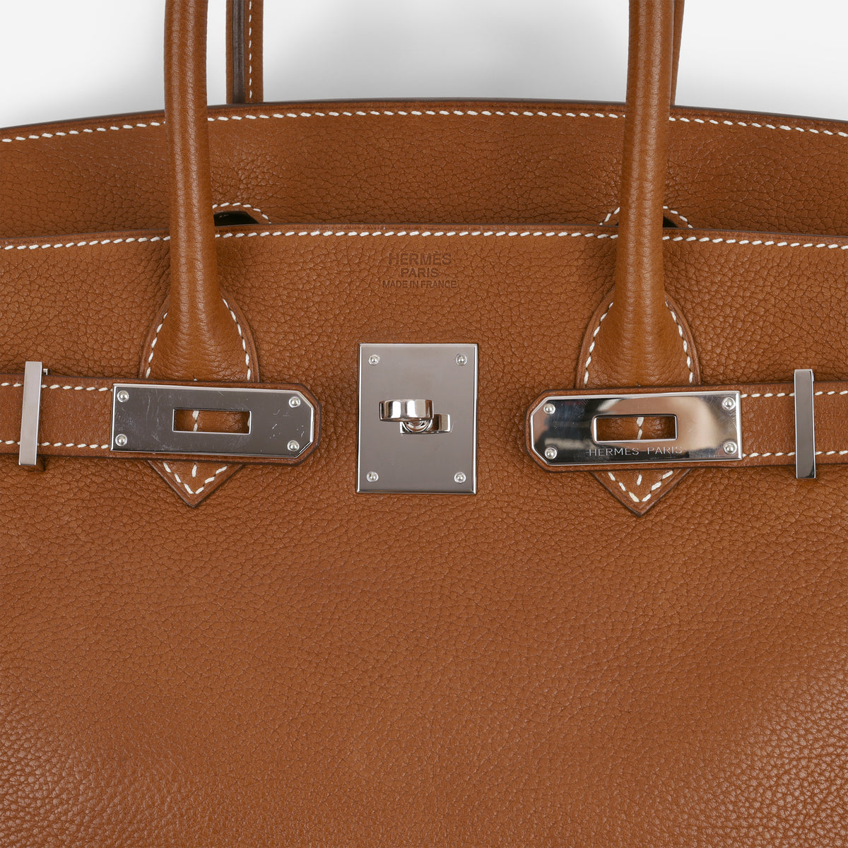 Hermès Birkin 30 - Fauve Barenia Faubourg | Palladium Hardware