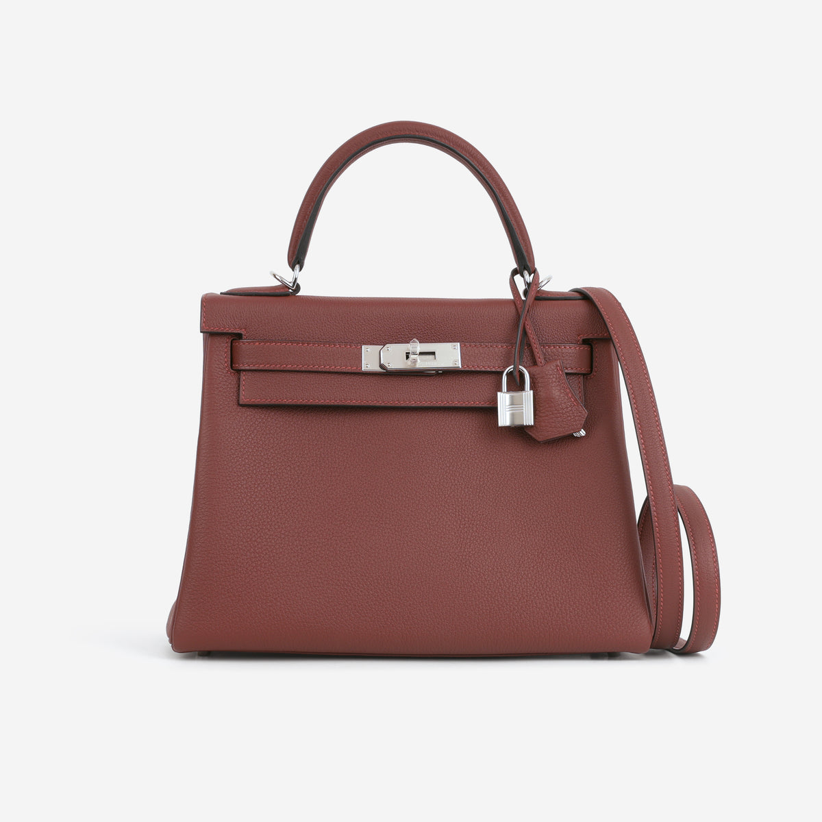 Hermès Kelly 28 - Rouge H Togo | Palladium Hardware