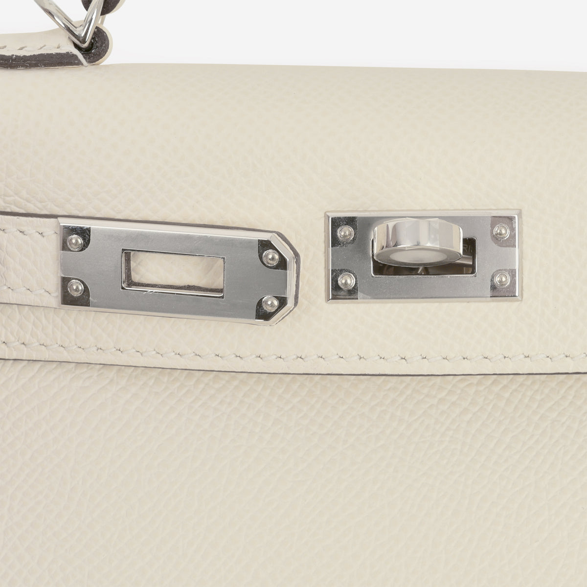 Hermès Mini Kelly 20cm - Nata Epsom | Palladium Hardware