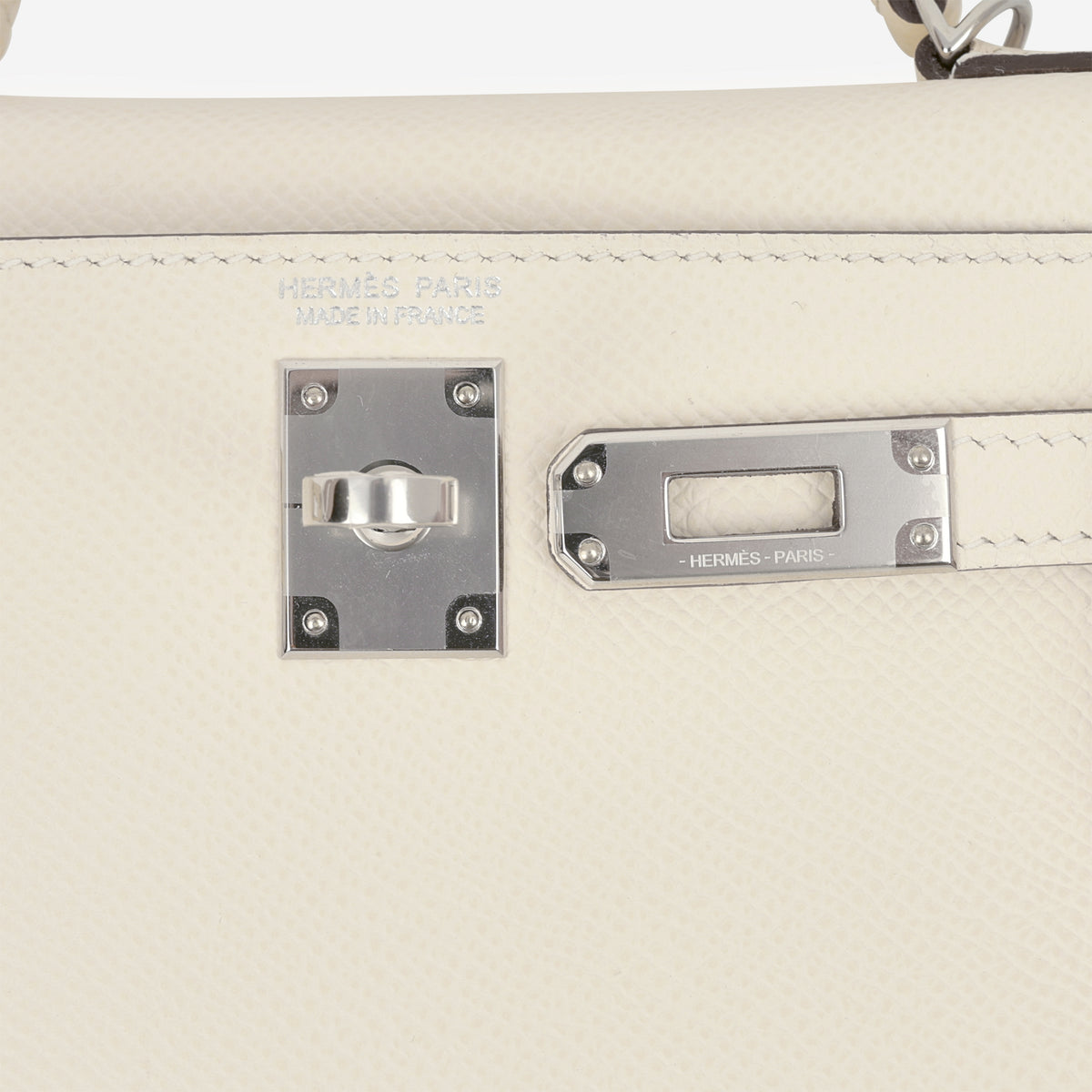 Hermès Mini Kelly 20cm - Nata Epsom | Palladium Hardware