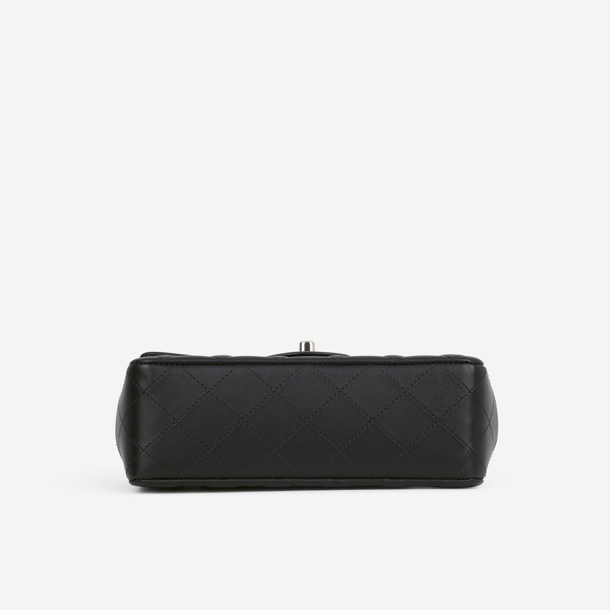 Chanel Mini Rectangular - Black Lambskin | Champagne Gold Hardware