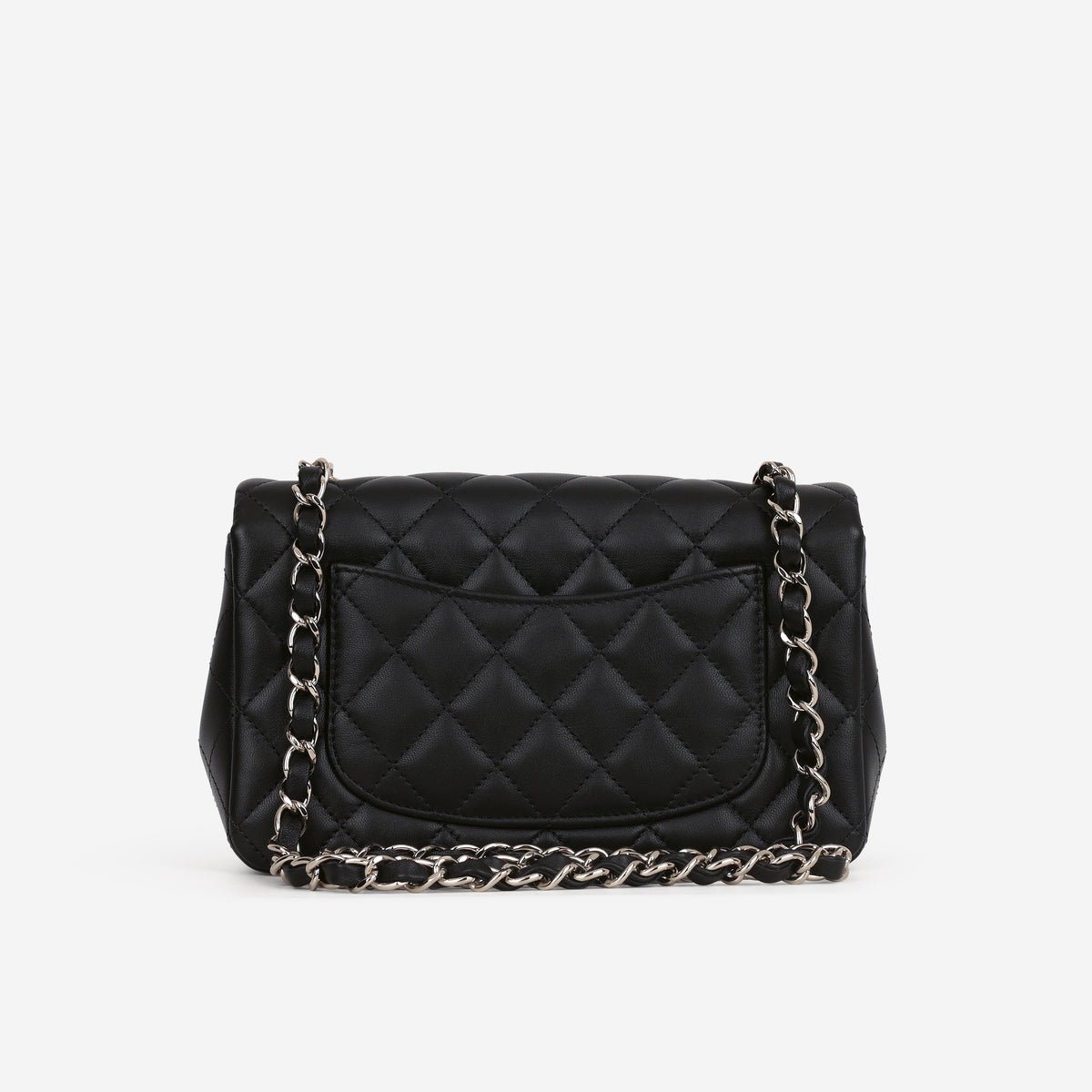 Chanel Mini Rectangular - Black Lambskin | Champagne Gold Hardware