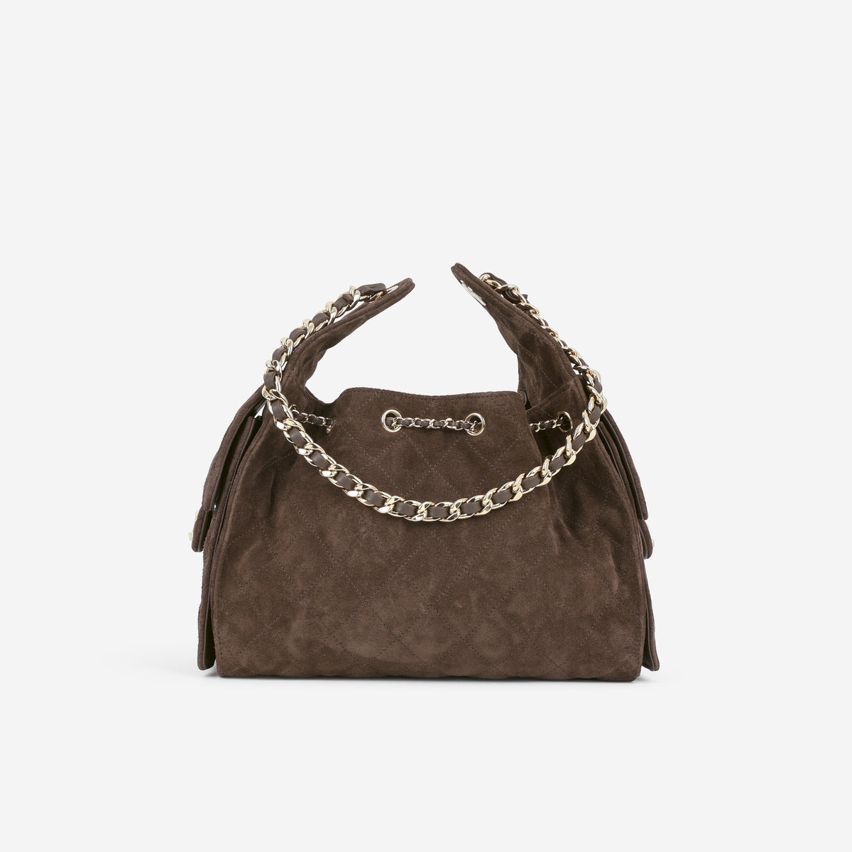 Chanel Mini 25 Hobo - Brown Suede | Polished Gold Hardware