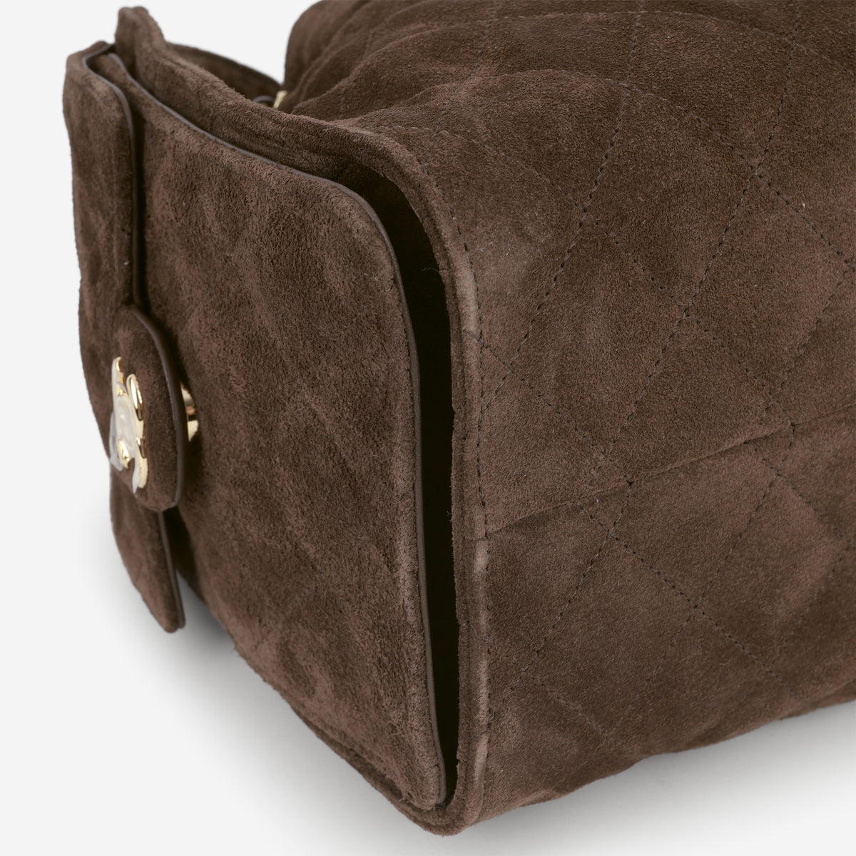 Chanel Mini 25 Hobo - Brown Suede | Polished Gold Hardware