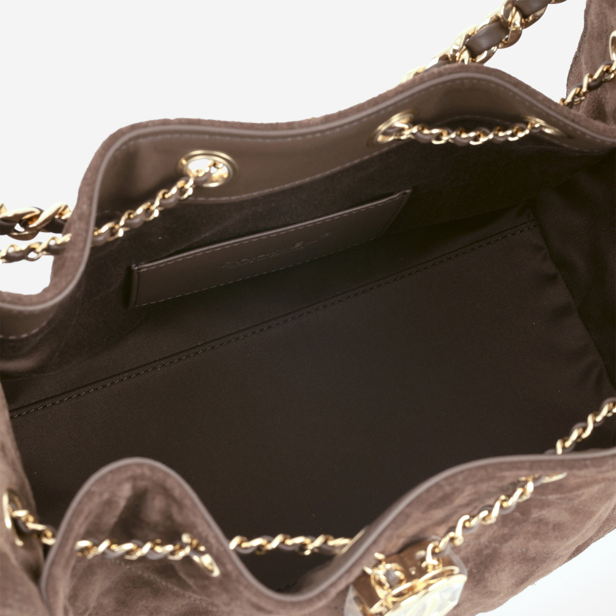Chanel Mini 25 Hobo - Brown Suede | Polished Gold Hardware