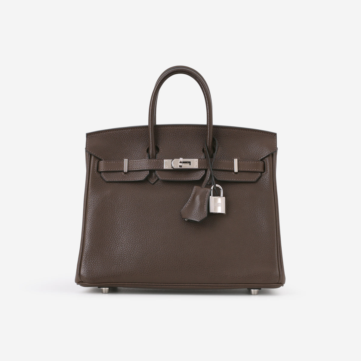 Hermès Birkin 25 - Ebene Barenia Faubourg | Palladium Hardware