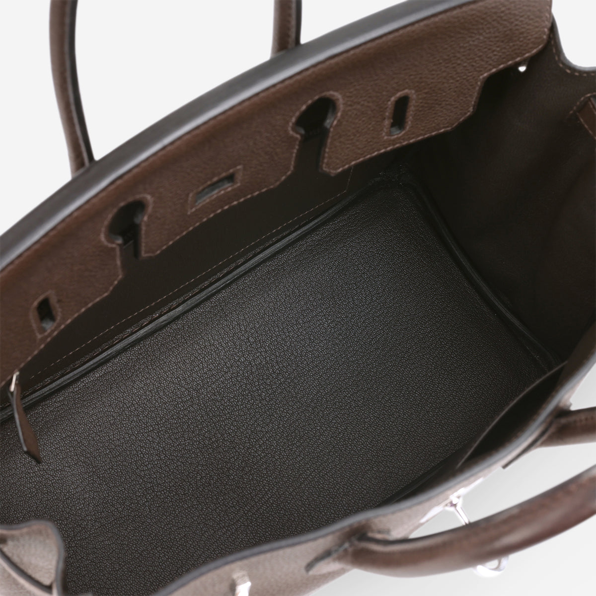Hermès Birkin 25 - Ebene Barenia Faubourg | Palladium Hardware
