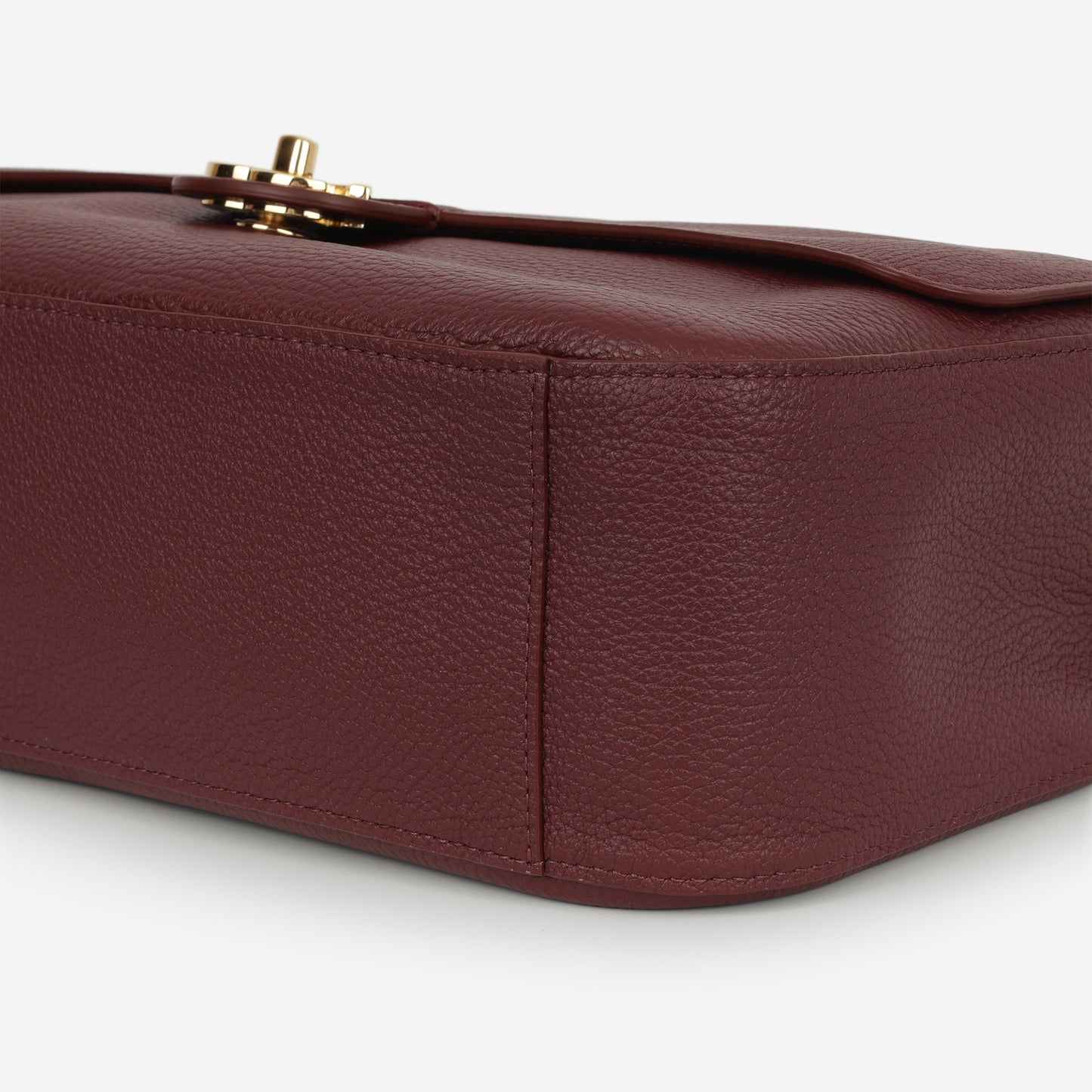 Chanel SS26 Maxi Flap Bag - Burgundy Grained Calfskin | Gold Hardware