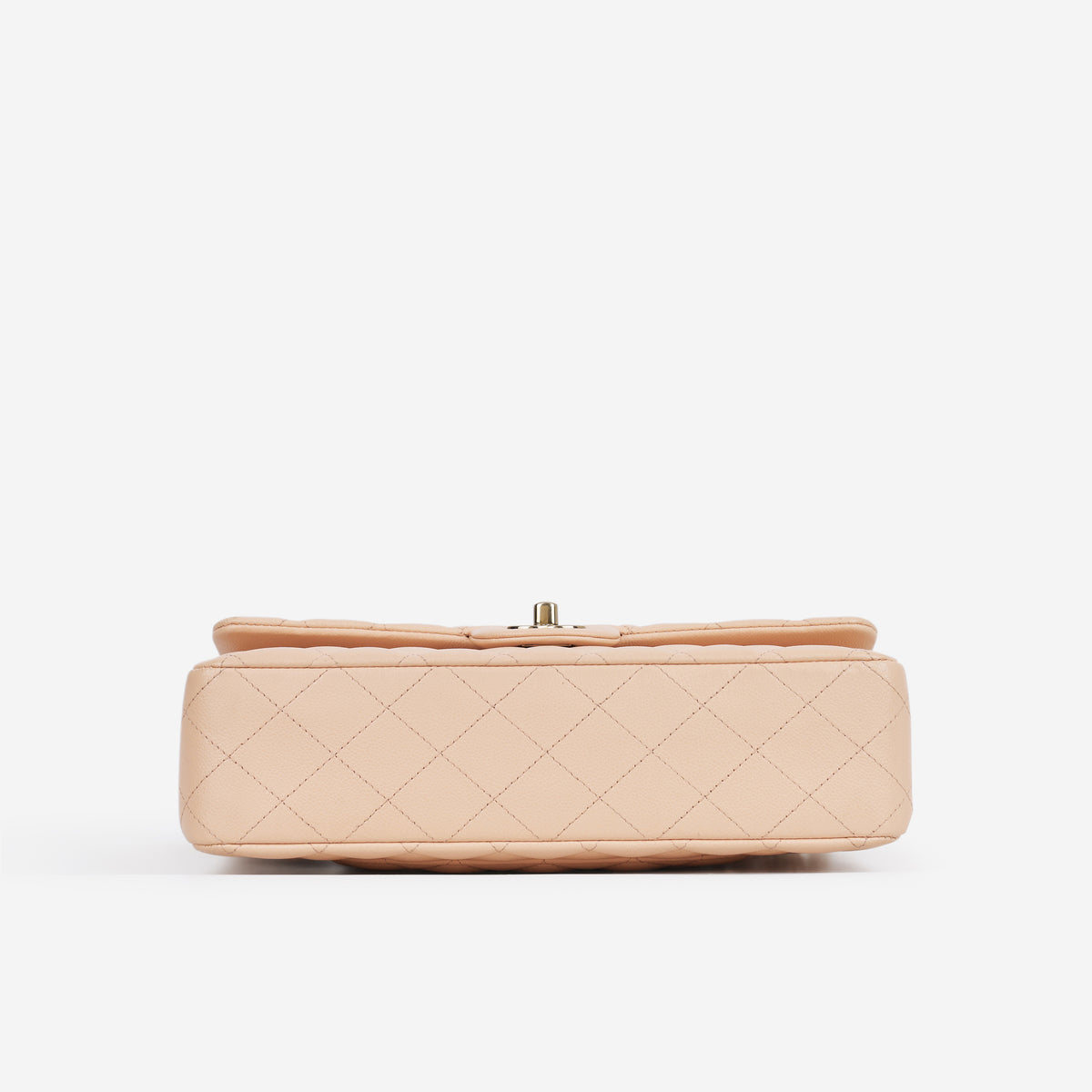 Chanel Medium Classic Flap - Beige Caviar | Champagne Gold Hardware