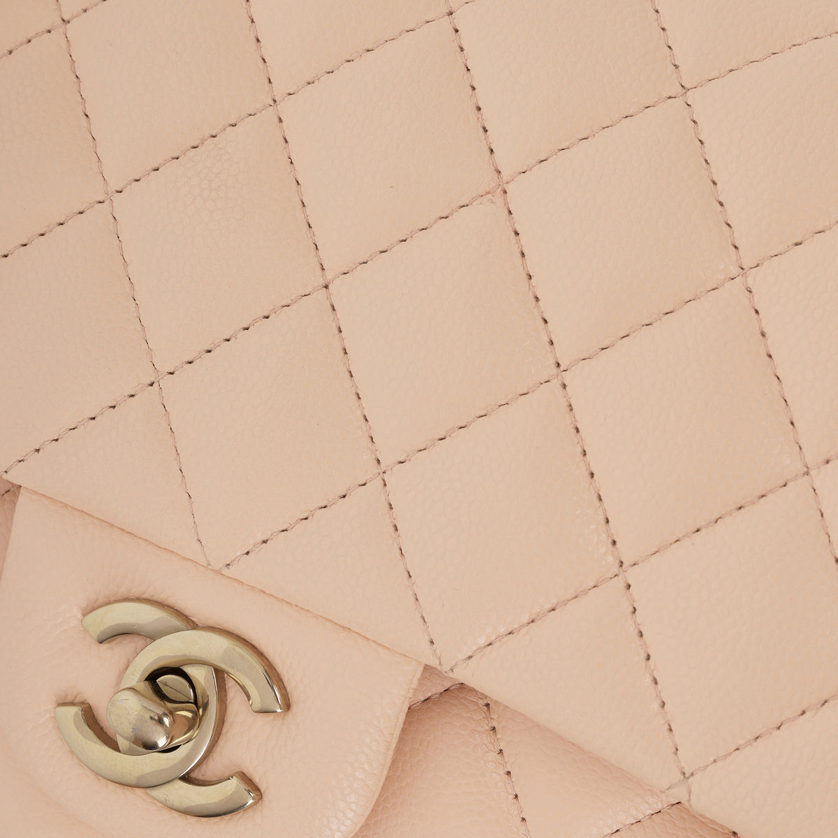Chanel Medium Classic Flap - Beige Caviar | Champagne Gold Hardware