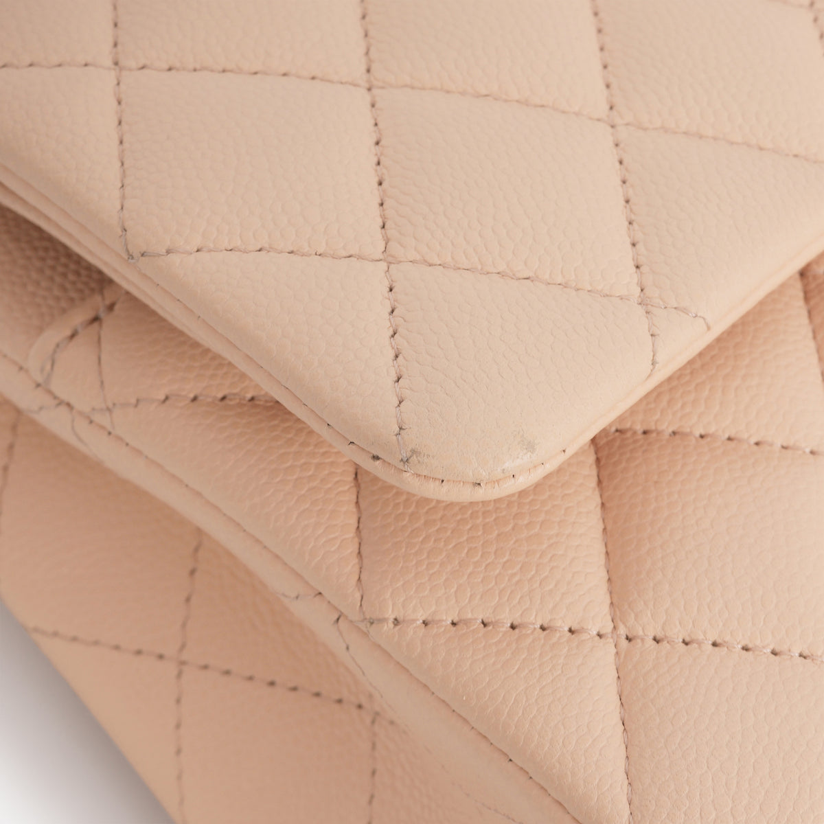 Chanel Medium Classic Flap - Beige Caviar | Champagne Gold Hardware