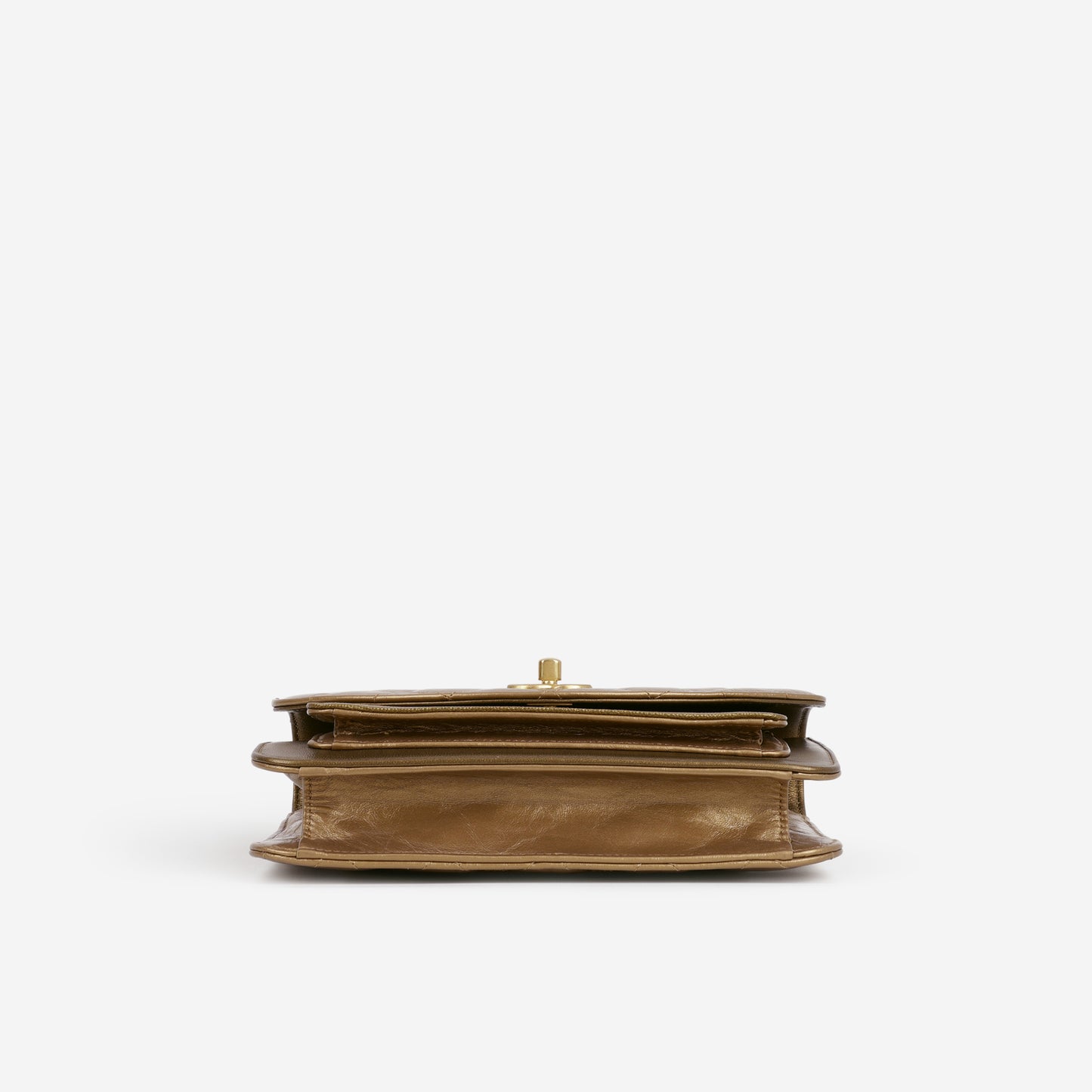 Chanel Chain Handle Flap Bag - Bronze Caviar / Calfskin | Gold Hardware - Bagista