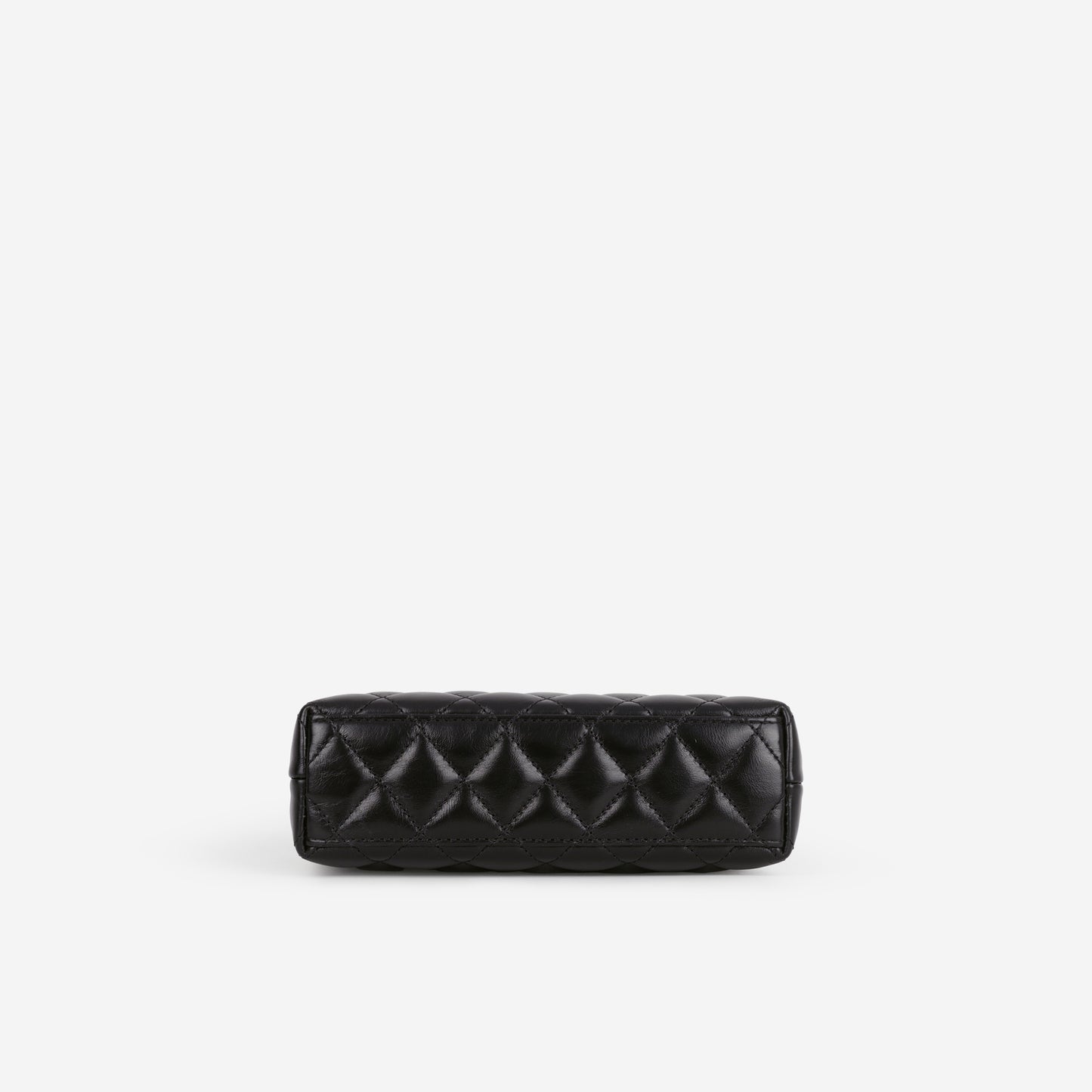 Chanel Small Kelly Re-Edition - Black Lambskin | Aged Gold Hardware