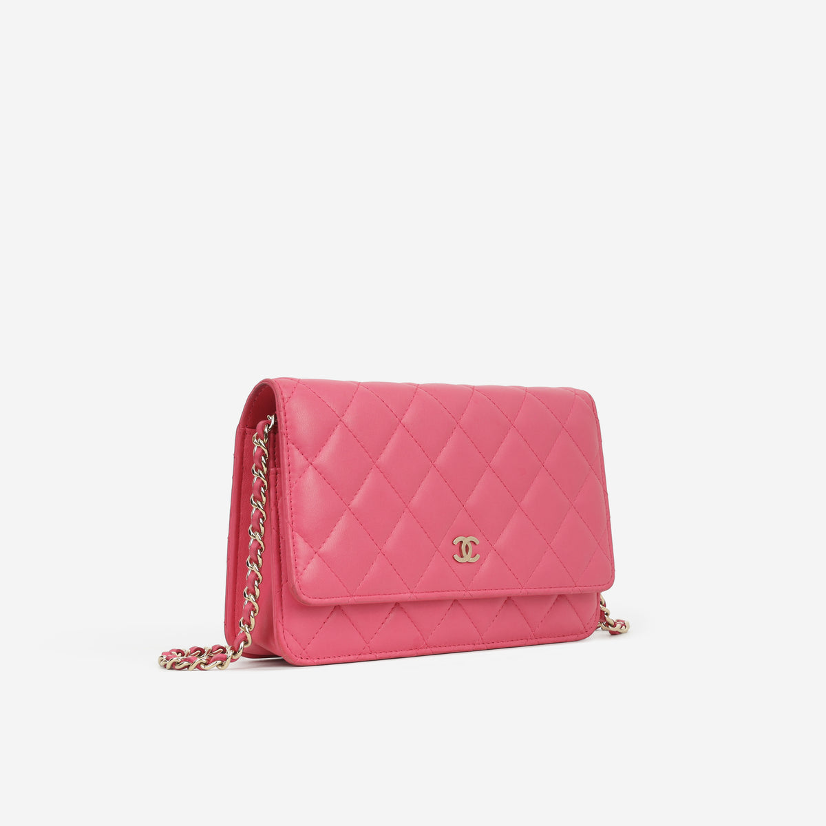 Chanel WOC - Pink Lambskin | Champagne Gold Hardware