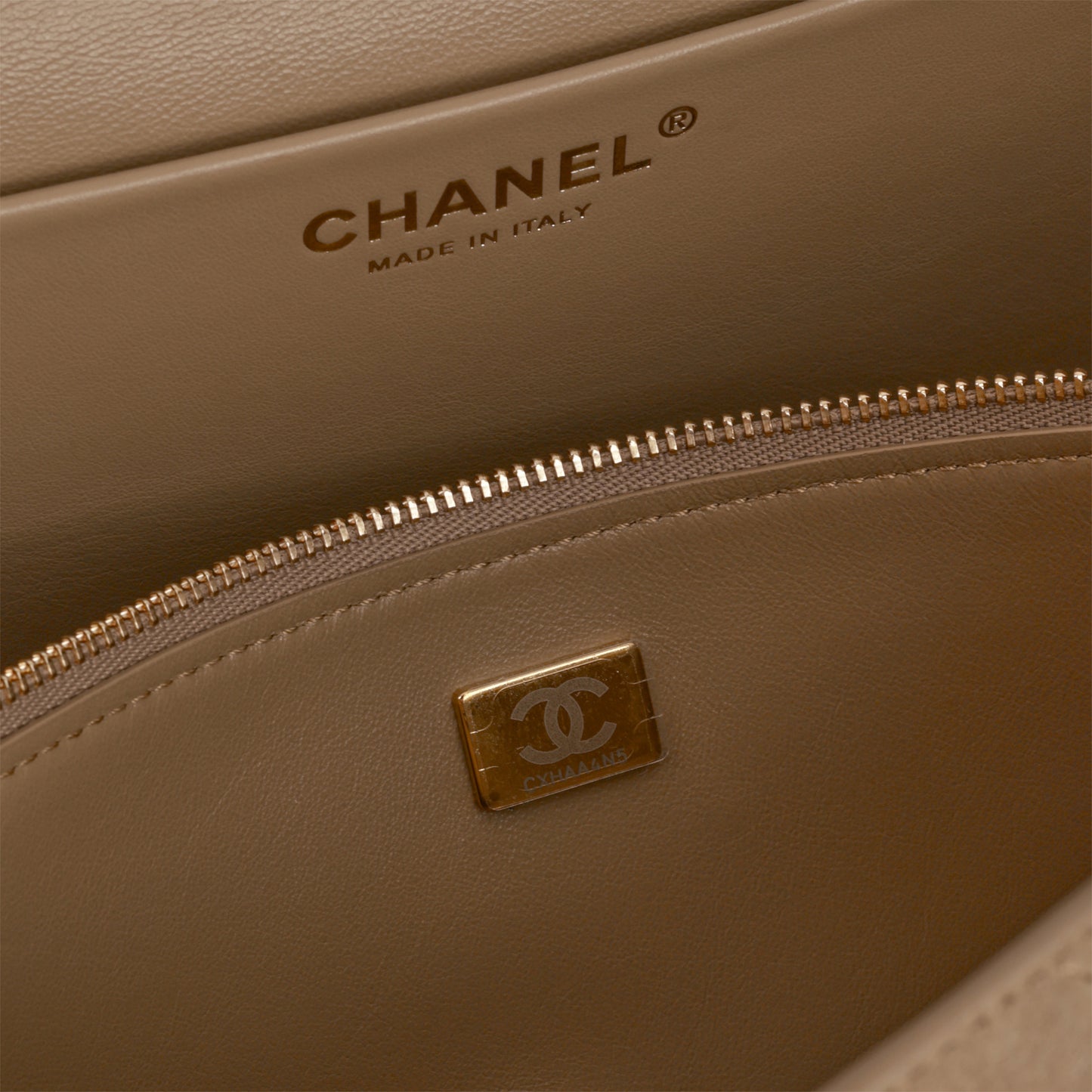 Chanel SS26 Maxi Flap Bag - Dark Beige Suede | Gold Hardware