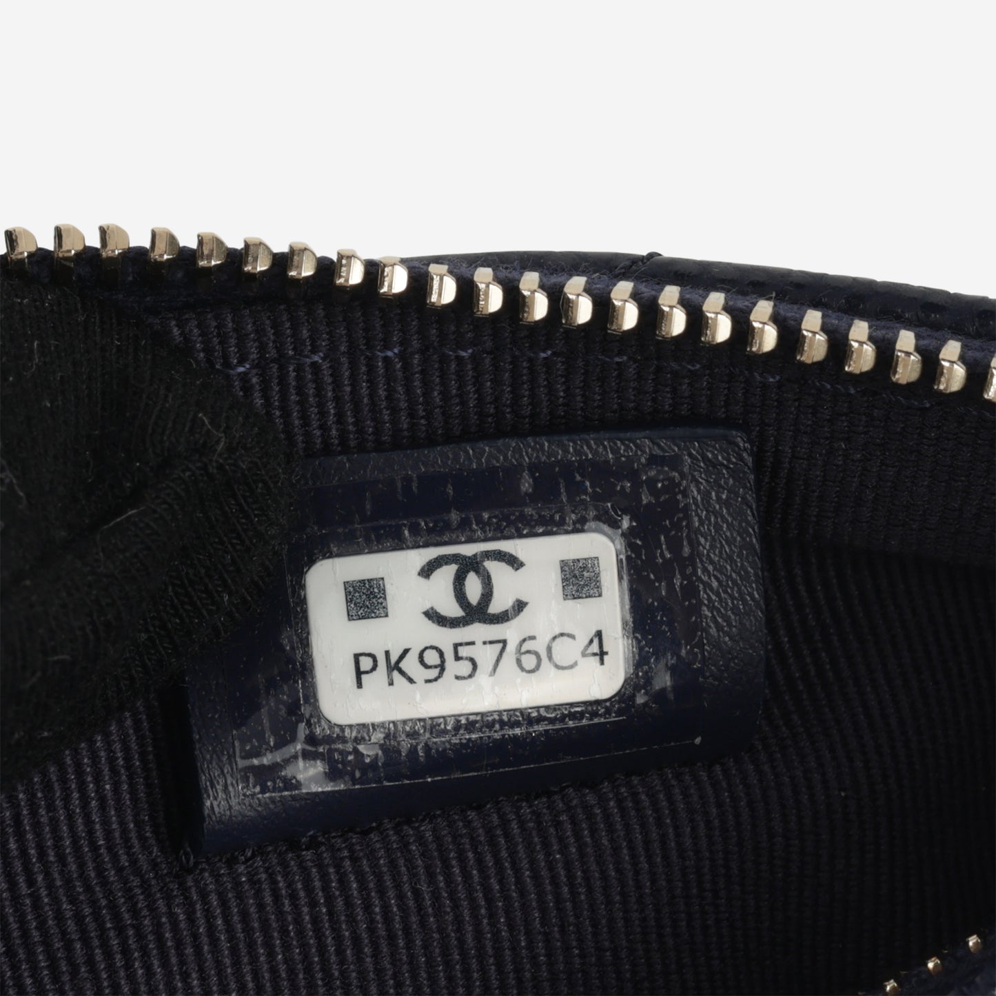 Chanel Quilted Hobo Clutch - Navy Caviar | Champagne Gold Hardware