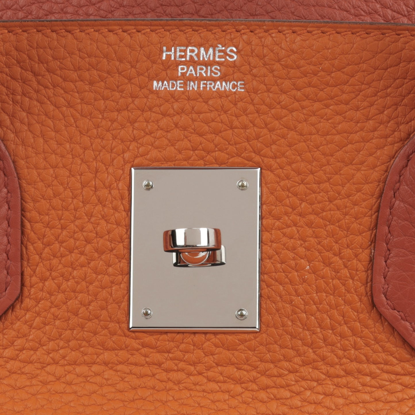 Hermès Birkin 35 Arlequin - Orange / Sanguine / Bleu Lin / Bleu Hydra / Etain / Gold Clemence | Palladium Hardware