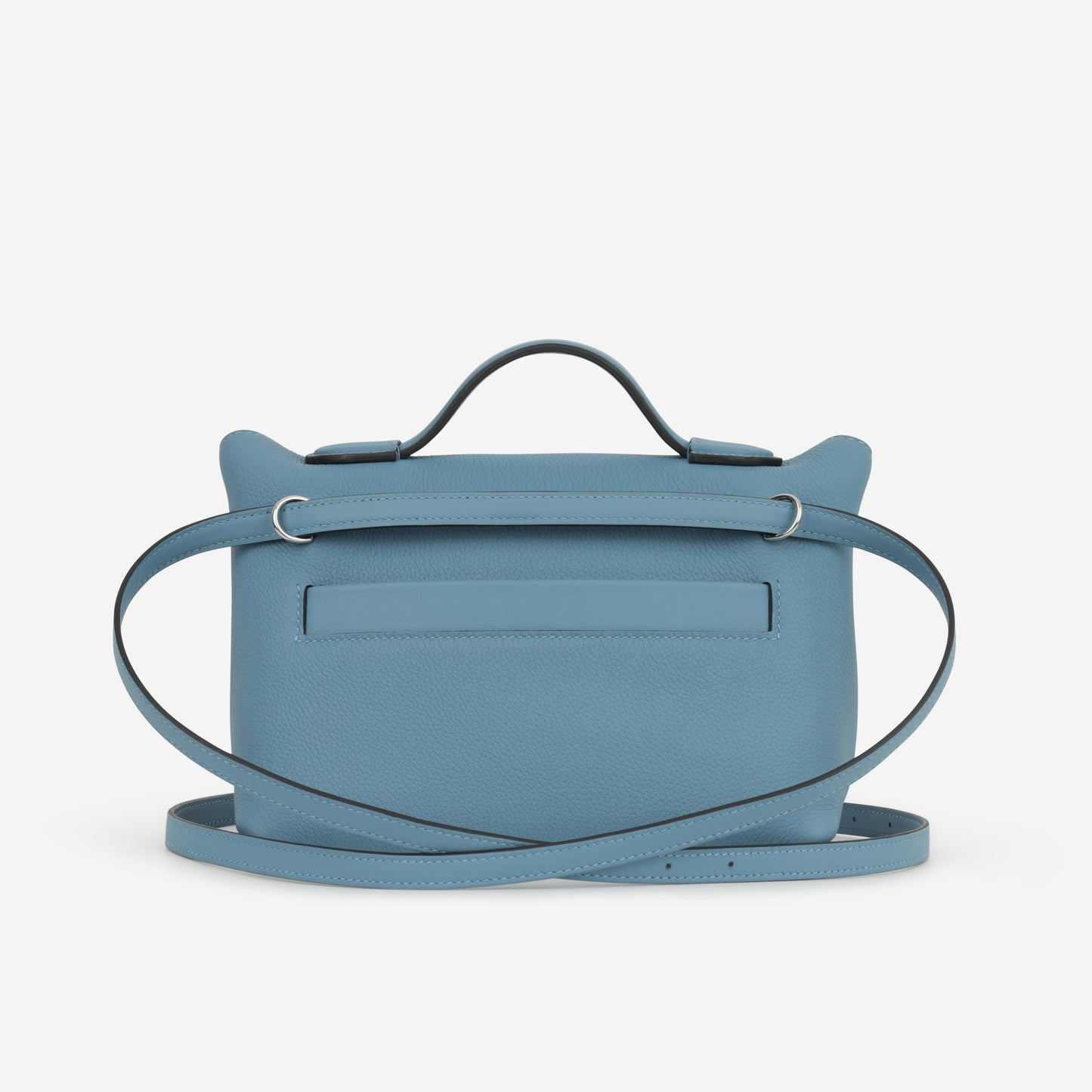 Hermès Mini 24/24 - Bleu Jean Togo / Swift | Palladium Hardware