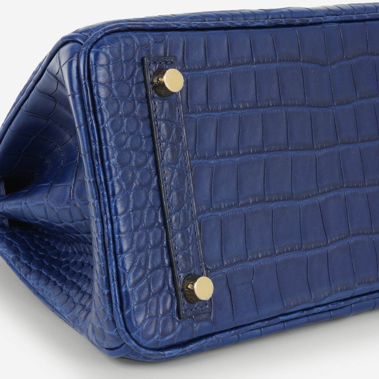 Hermès Birkin 25 - Bleu Saphir Matte Alligator | Brushed Gold Hardware