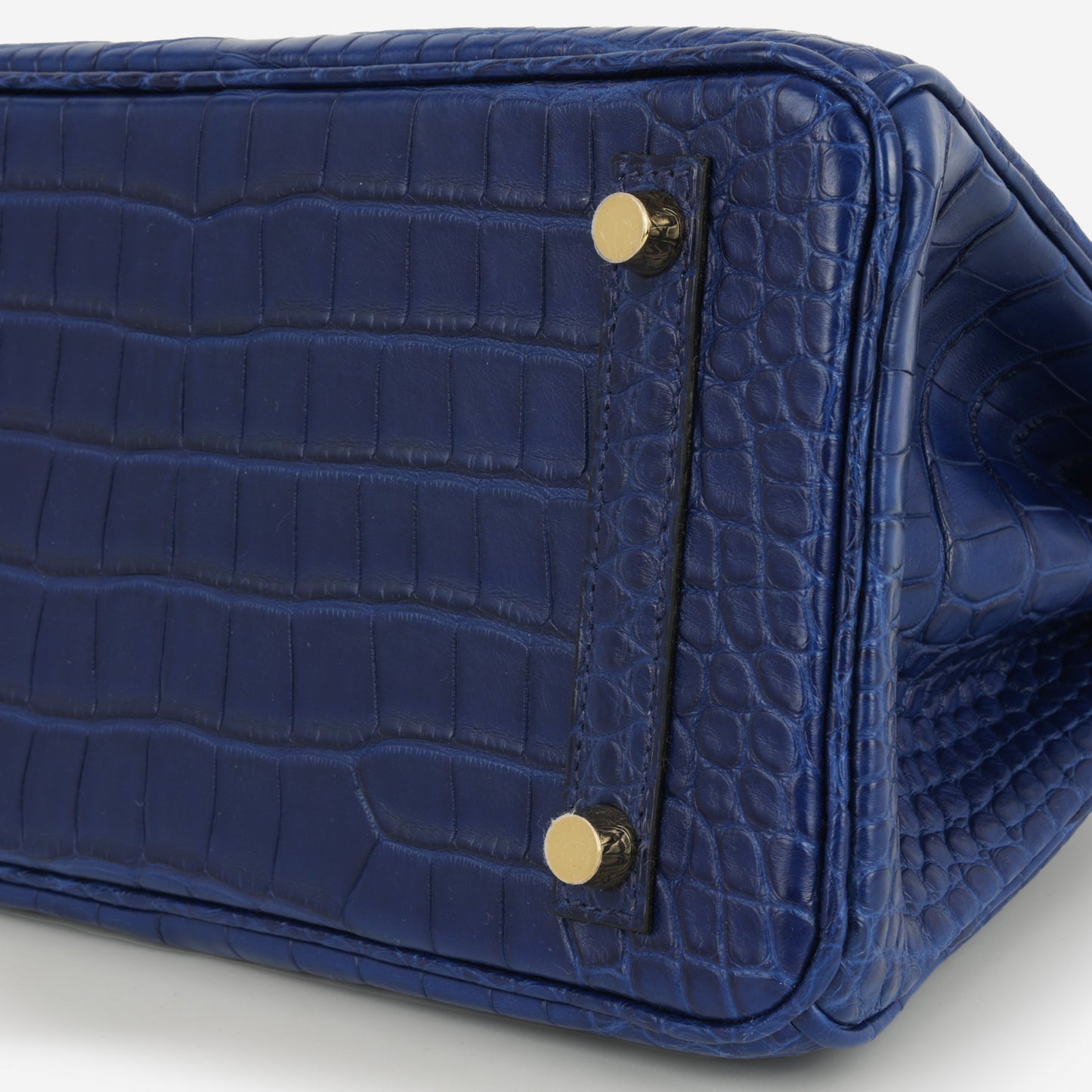 Hermès Birkin 25 - Bleu Saphir Matte Alligator | Brushed Gold Hardware