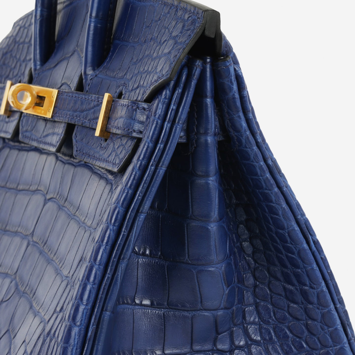 Hermès Birkin 25 - Bleu Saphir Matte Alligator | Brushed Gold Hardware