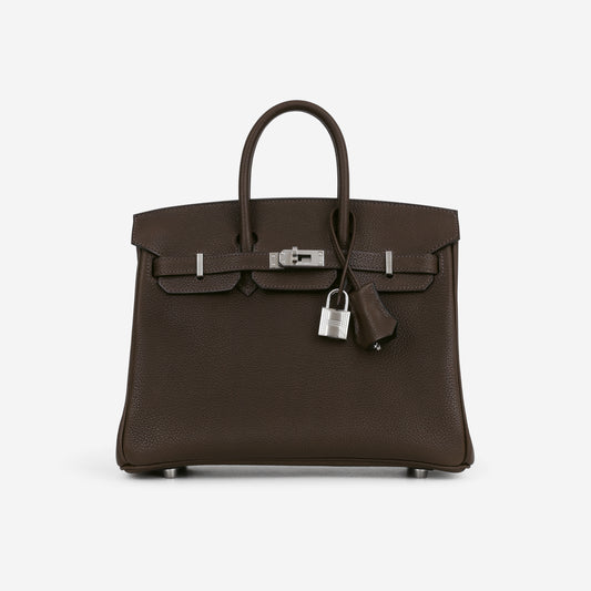 Hermès Birkin 25 - Ebene Barenia Faubourg | Gold Hardware