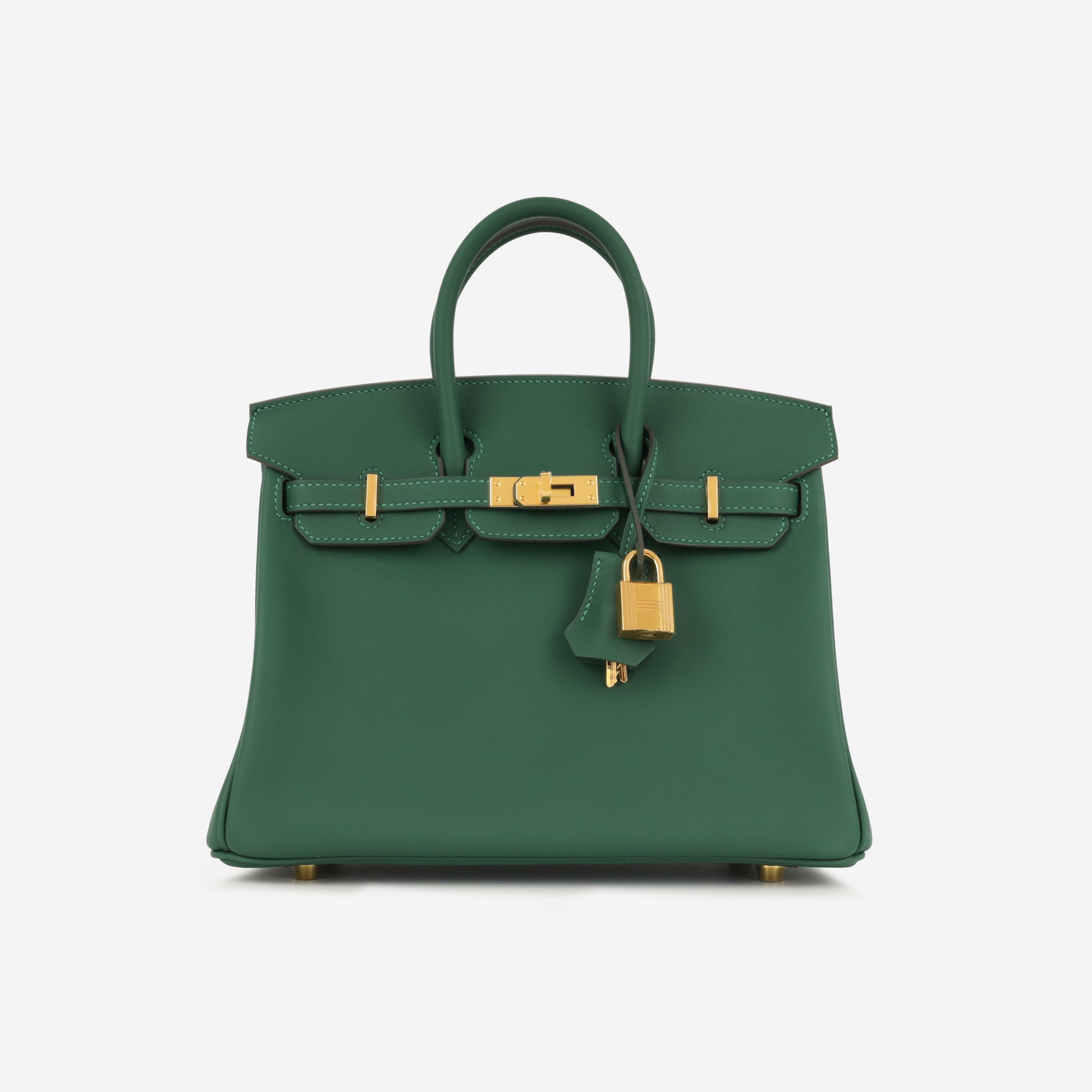 Hermès Birkin 25 Vert Moyen Swift Gold Hardware