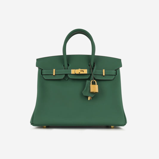 Hermès Birkin 25 - Vert Moyen Swift | Gold Hardware
