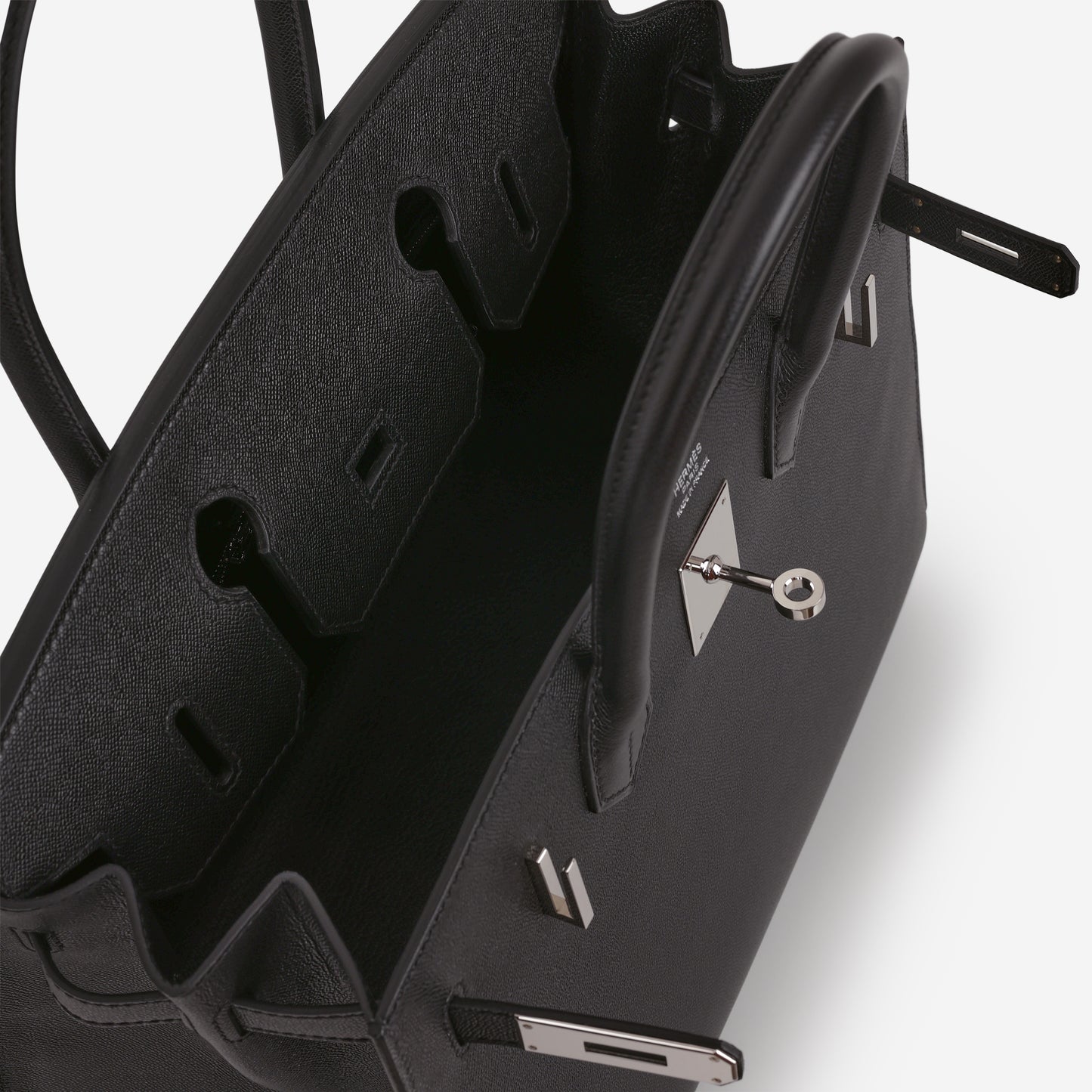 Hermès Birkin 30 - Noir Madame | Palladium Hardware