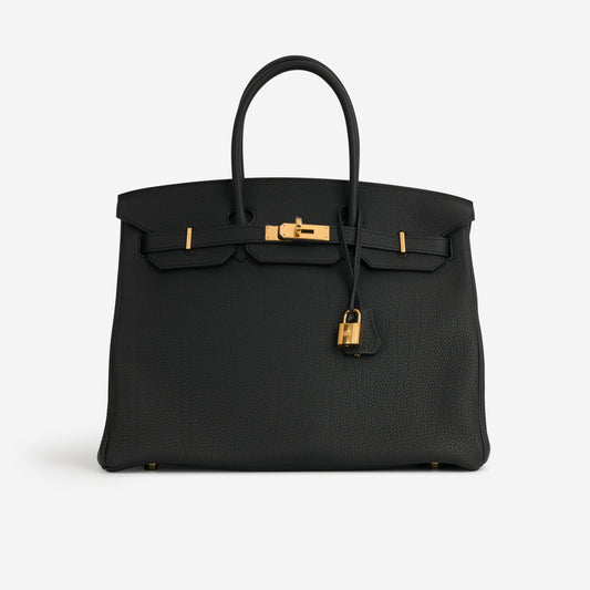 Hermes Birkin 35 - Black Togo | Gold Hardware