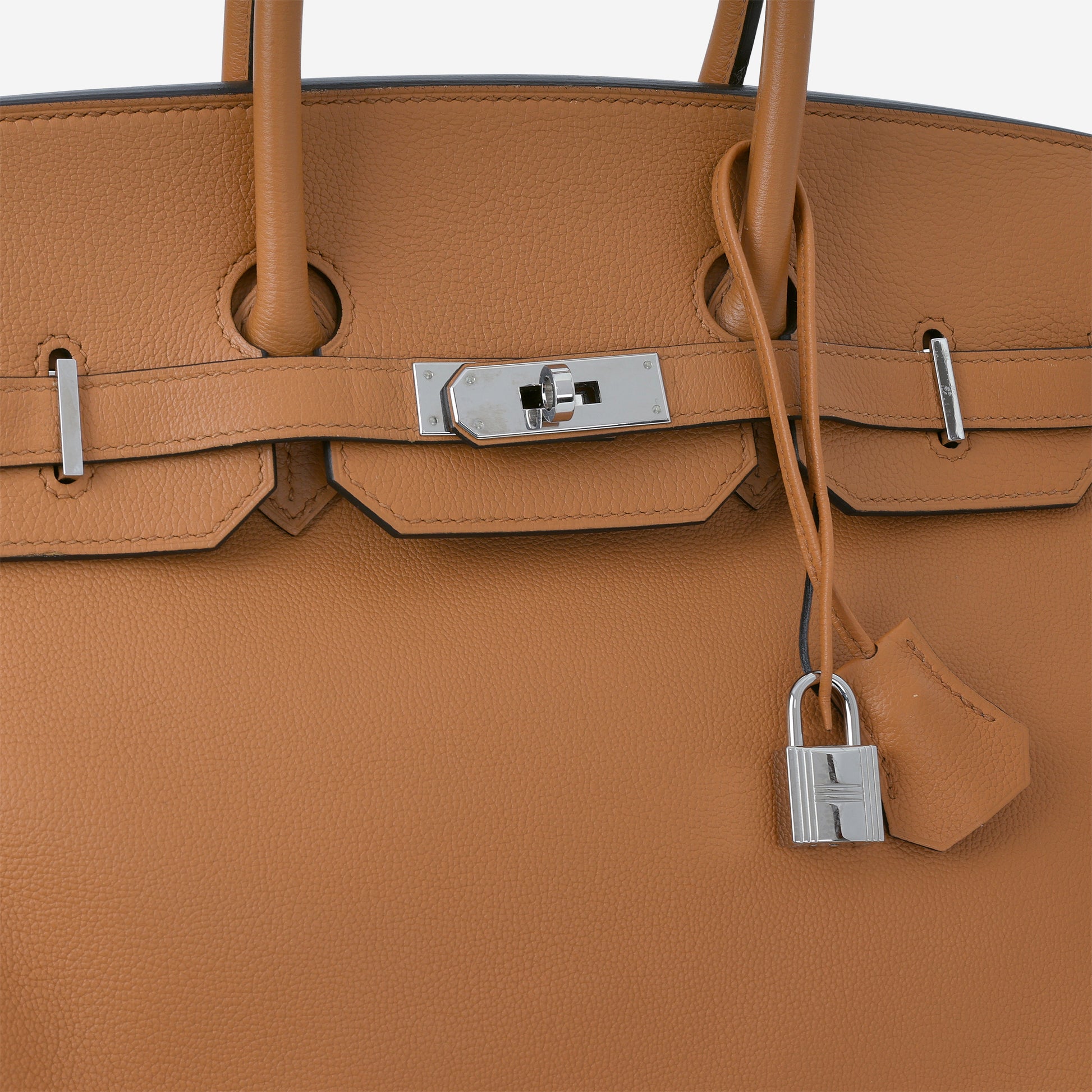 Birkin 35 "Sea, Surf And Fun" - Toffee Novillo / Multicolor Interior | Palladium Hardware - Bagista