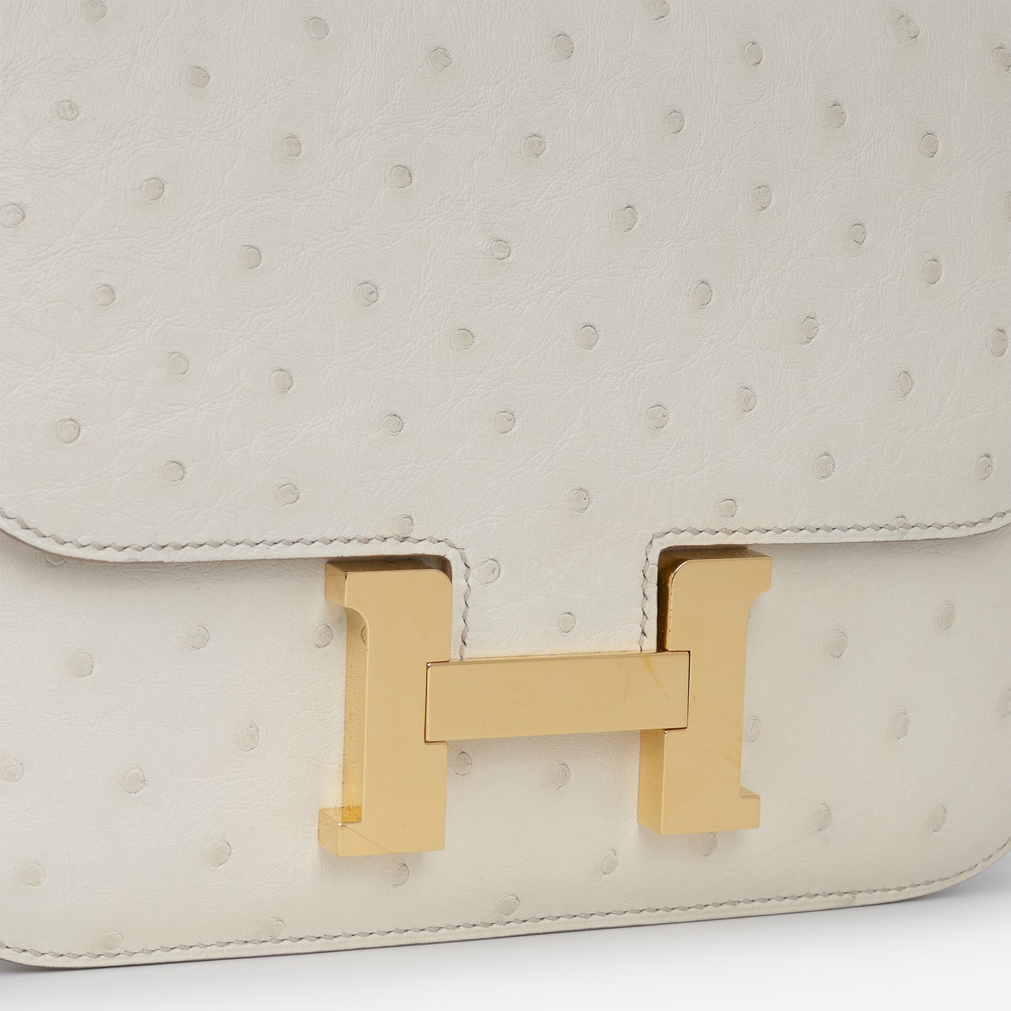 Hermès Constance 18 - Beton Ostrich | Gold Hardware
