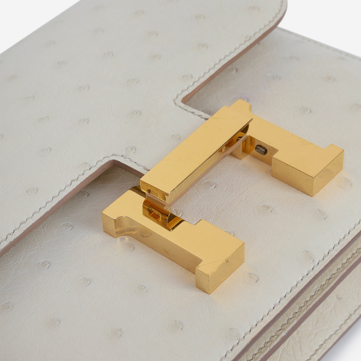 Hermès Constance 18 - Beton Ostrich | Gold Hardware