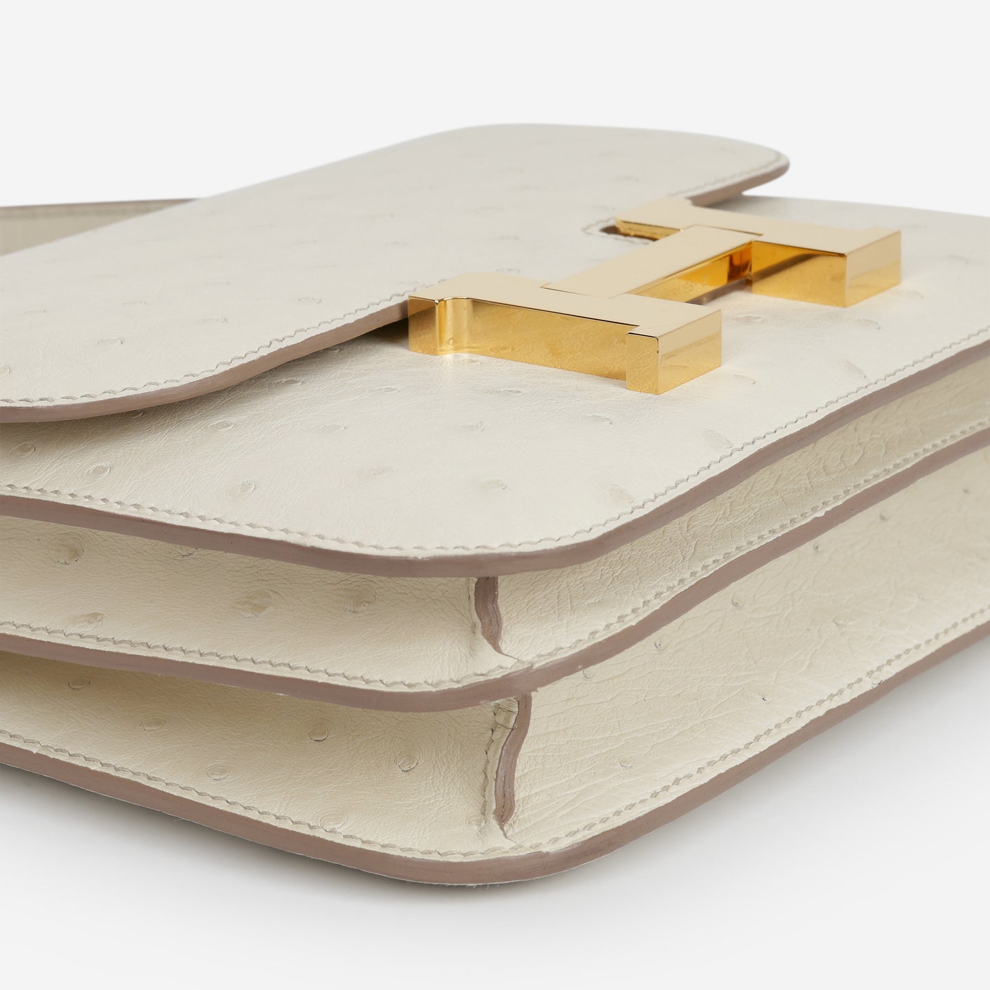 Hermès Constance 18 - Beton Ostrich | Gold Hardware