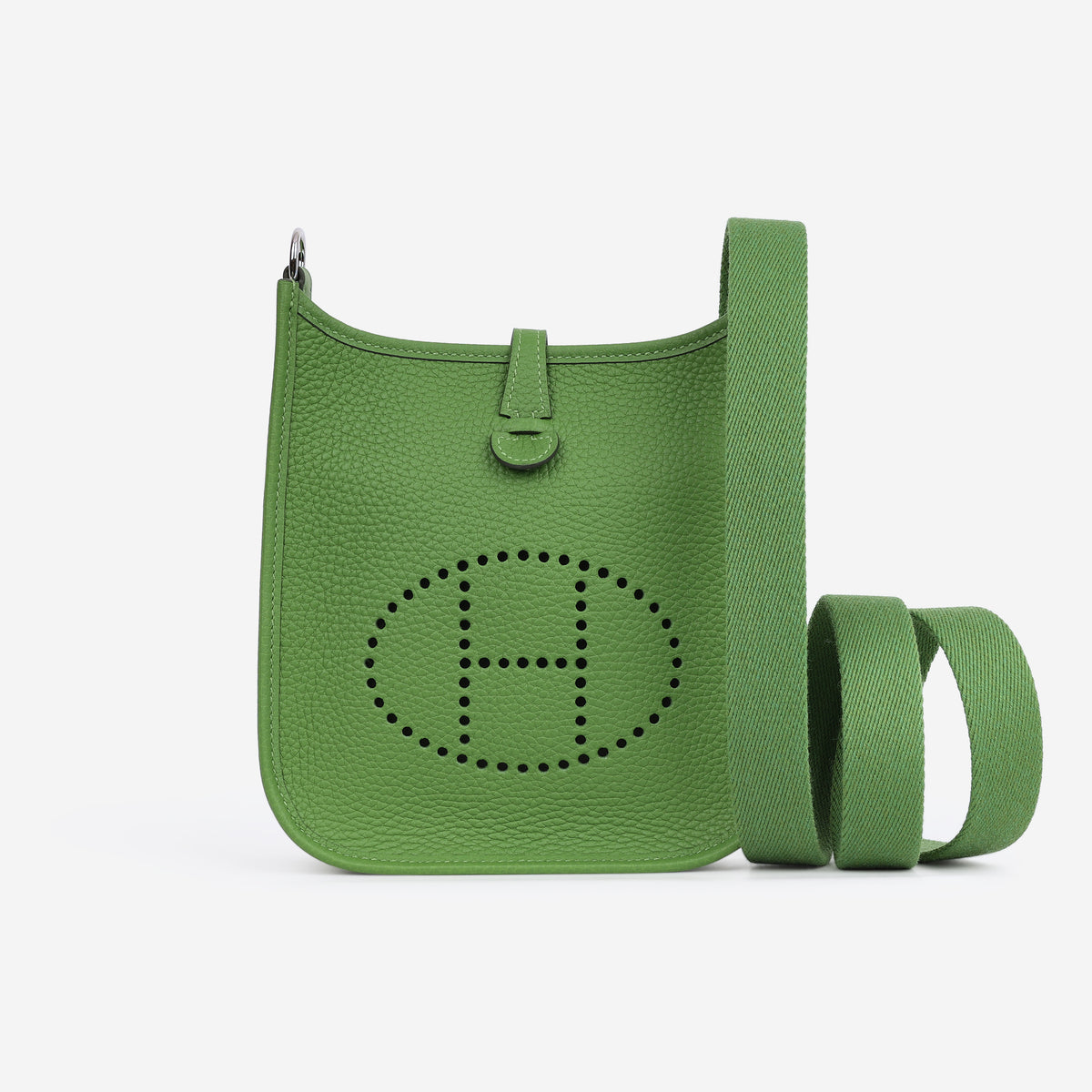 Hermès Evelyne TPM - Vert Yucca Clemence | Palladium Hardware