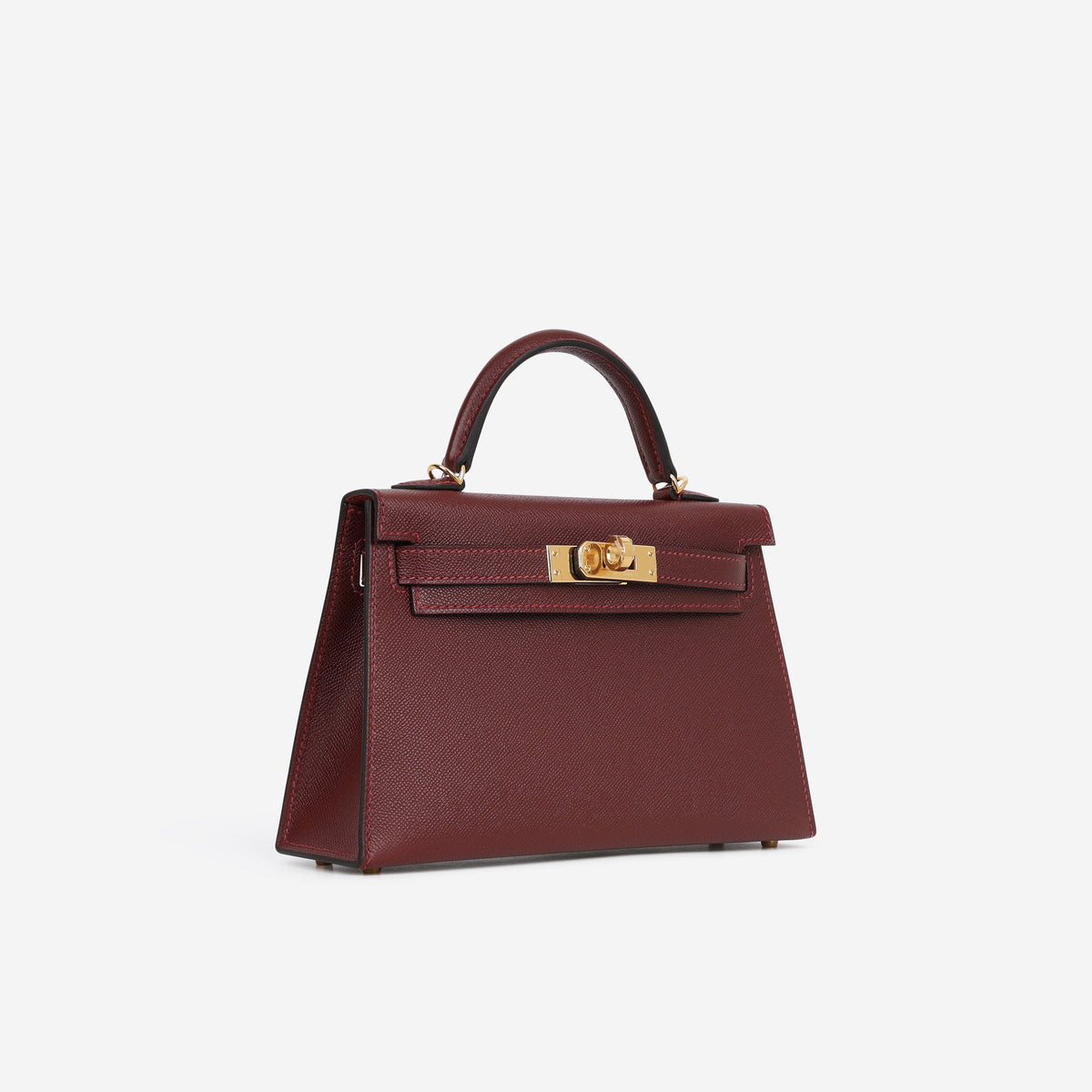 Hermès Mini Kelly 20cm - Rouge H Madame | Gold Hardware