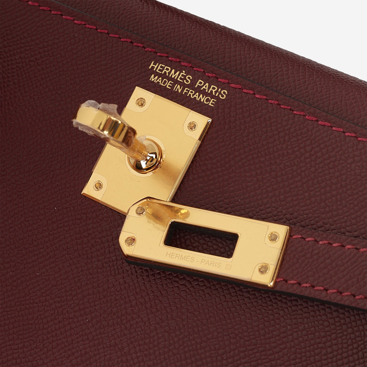 Hermès Mini Kelly 20cm - Rouge H Madame | Gold Hardware