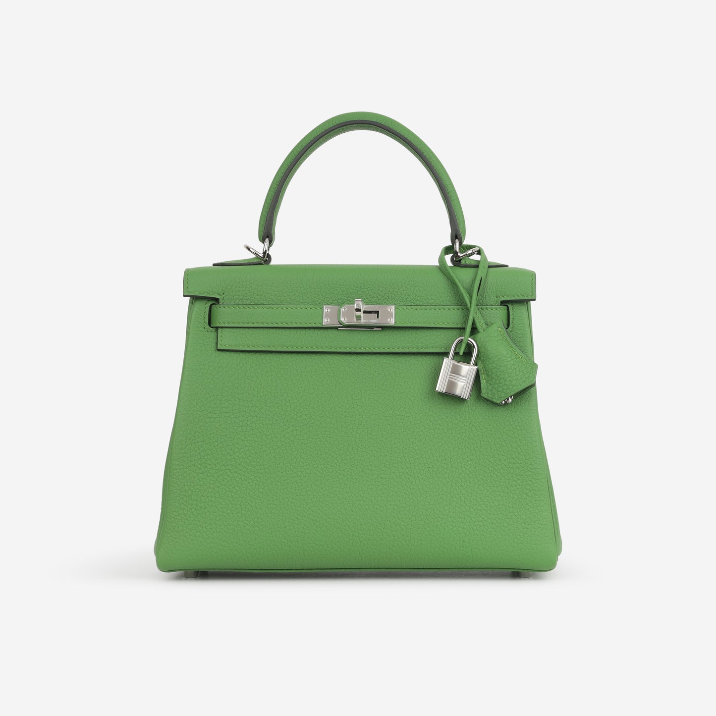 Hermès Kelly 25 - Vert Yucca Togo | Palladium Hardware