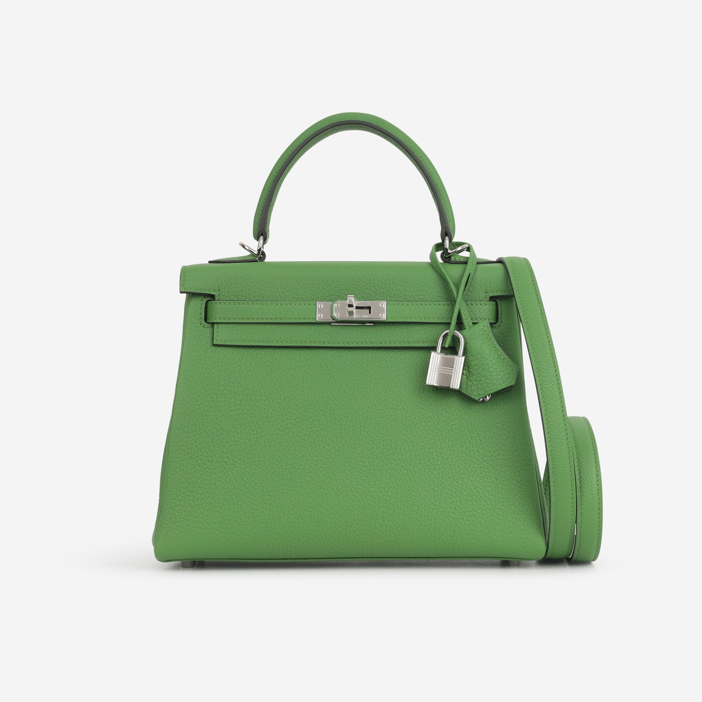 Hermès Kelly 25 - Vert Yucca Togo | Palladium Hardware