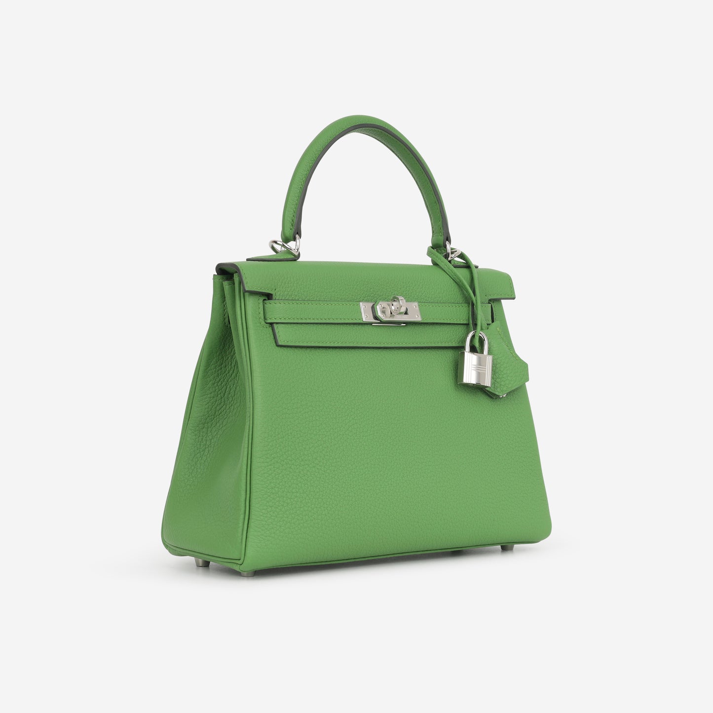 Hermès Kelly 25 - Vert Yucca Togo | Palladium Hardware