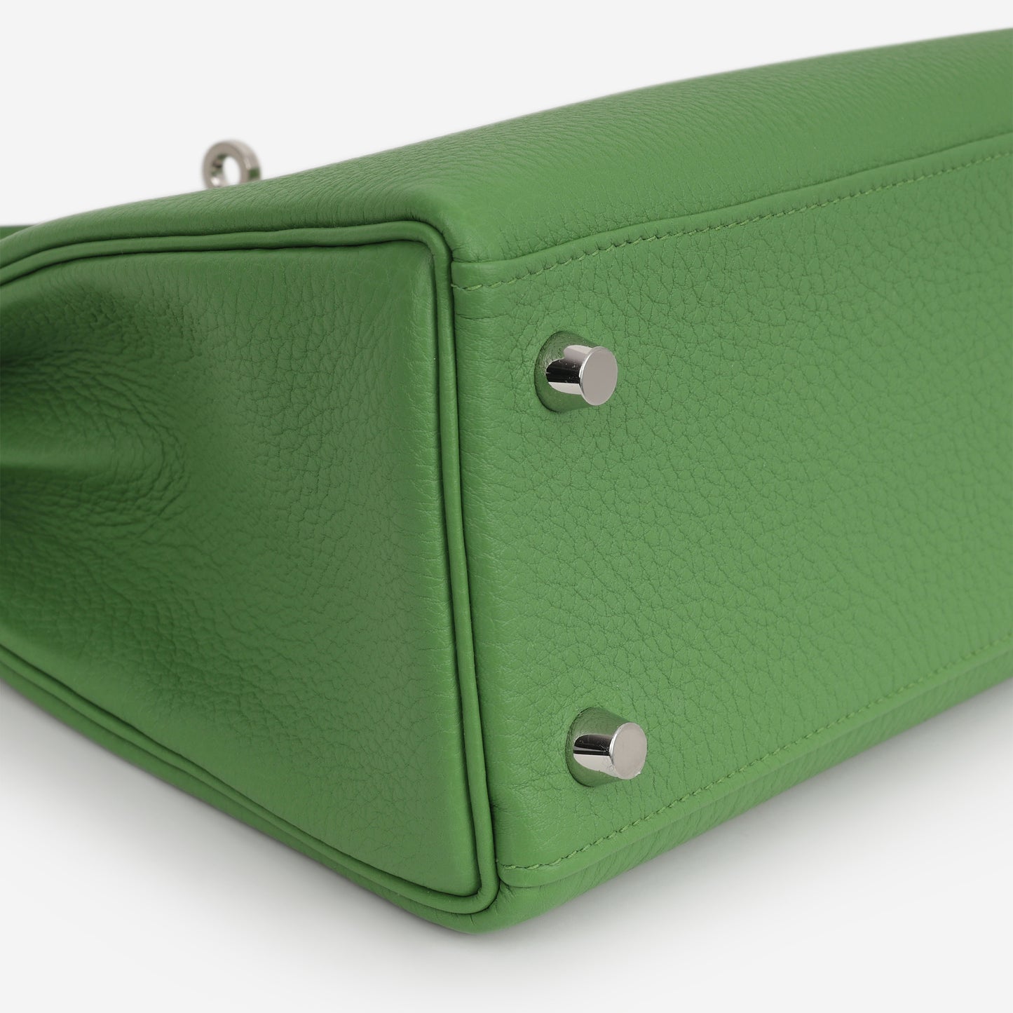 Hermès Kelly 25 - Vert Yucca Togo | Palladium Hardware